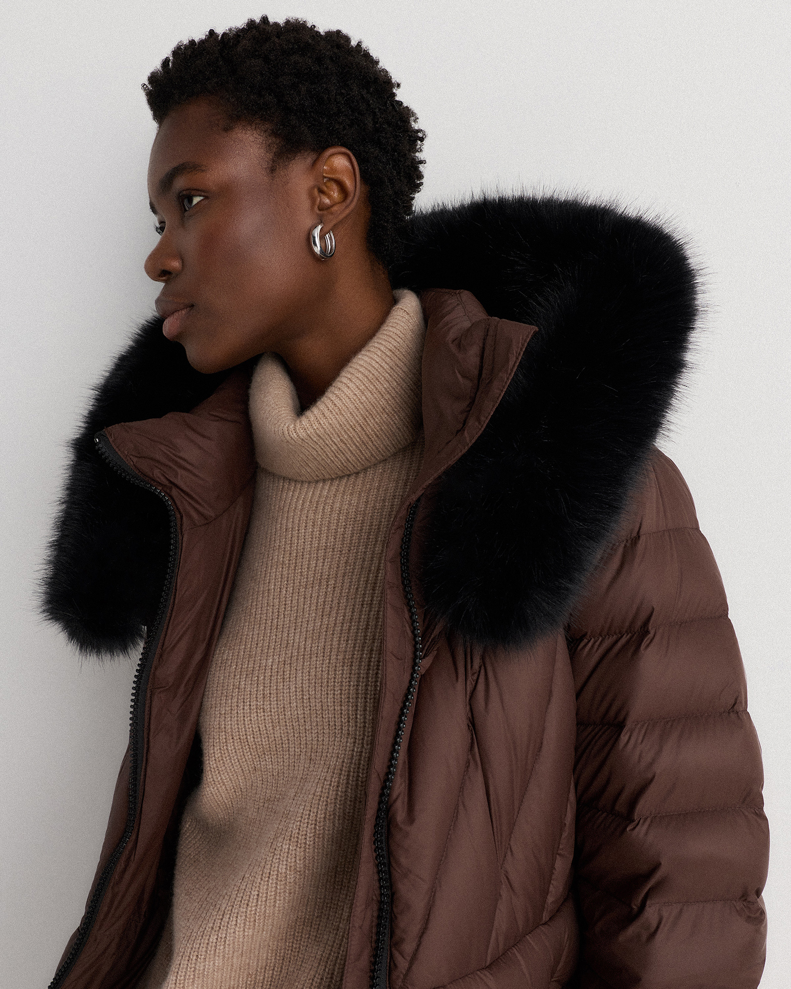 Responsible Down Belted Puffer Coat
