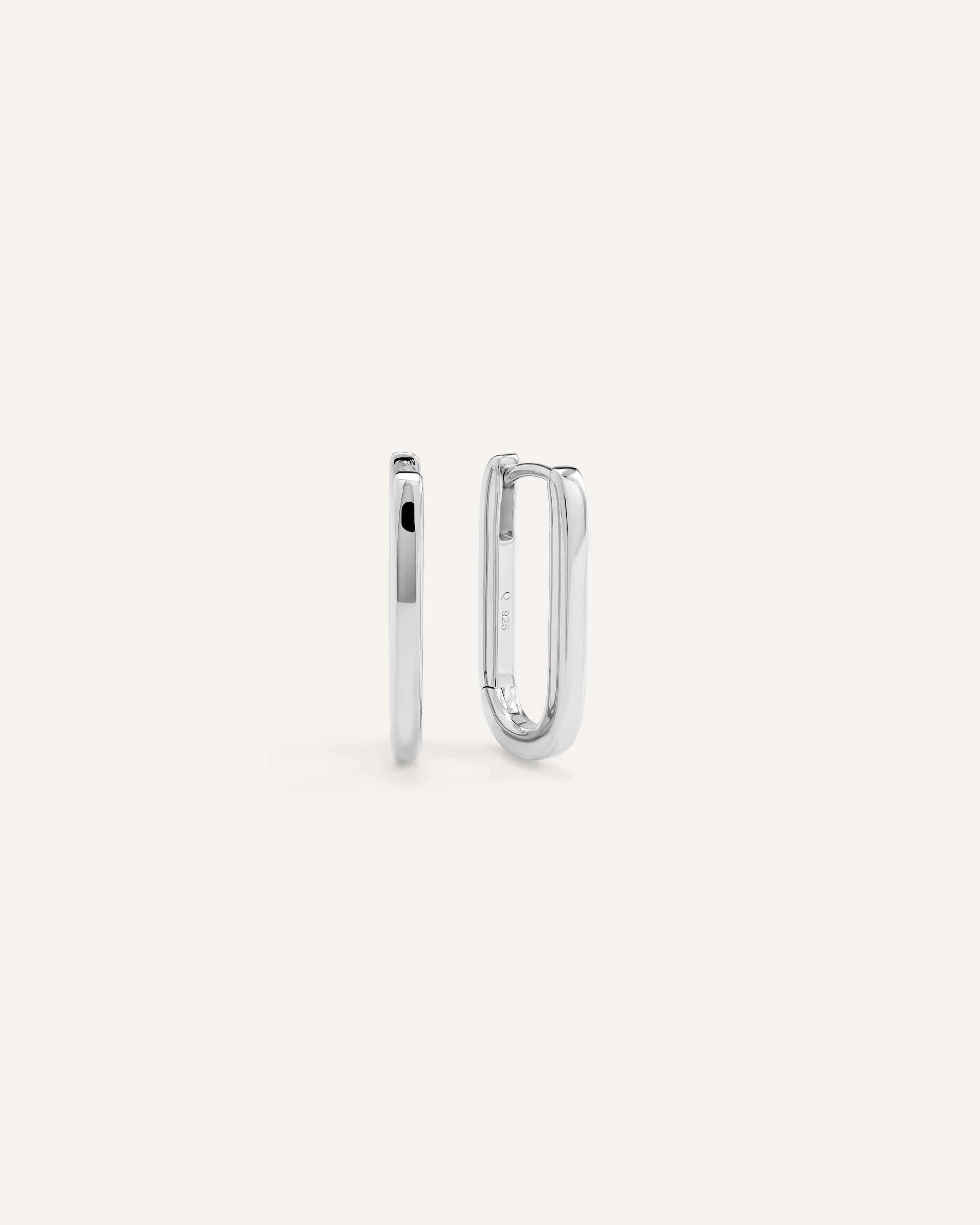 Sterling Silver U Hoops