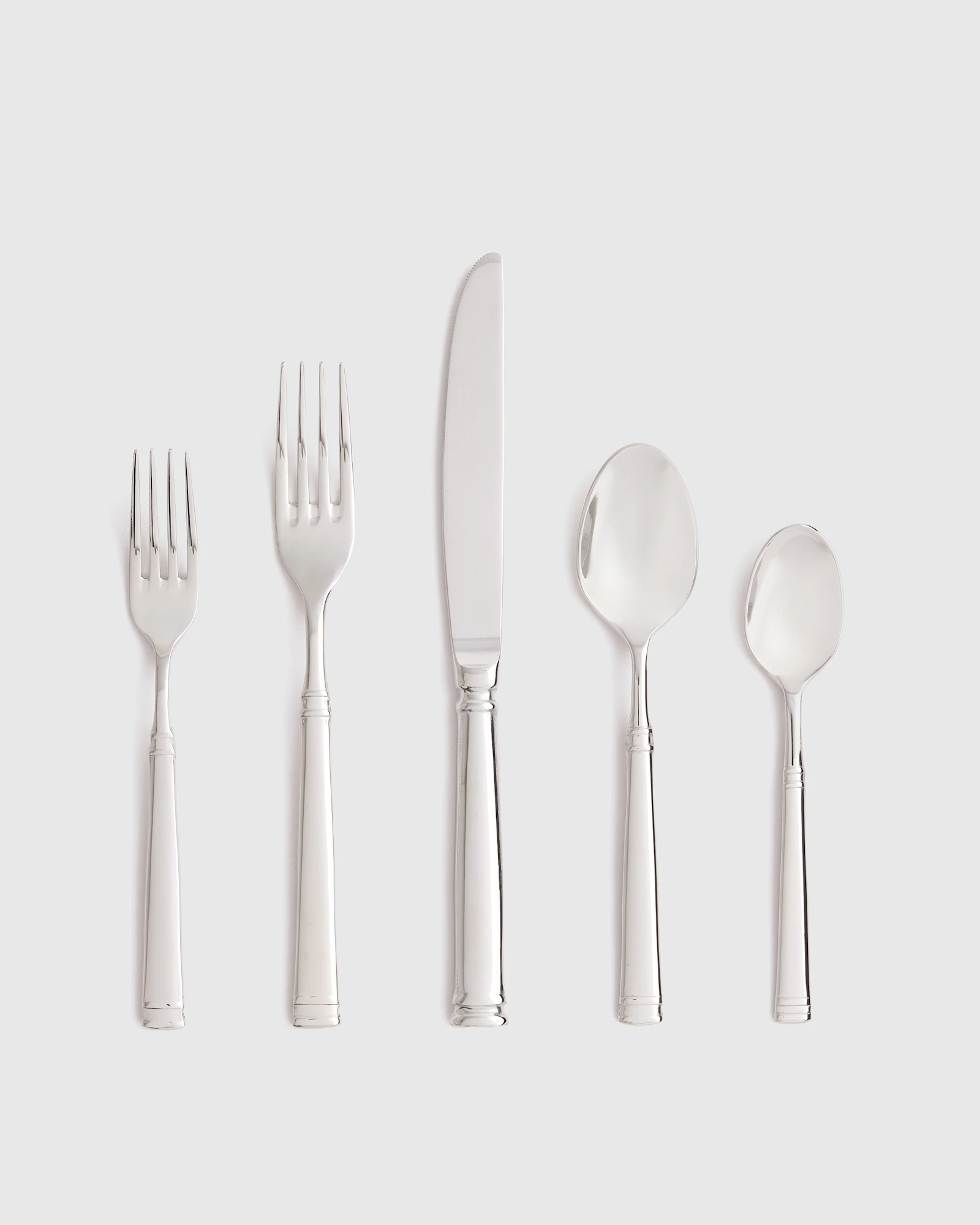 Fortessa Bistro 20 Piece Flatware Set in Stainless Steel