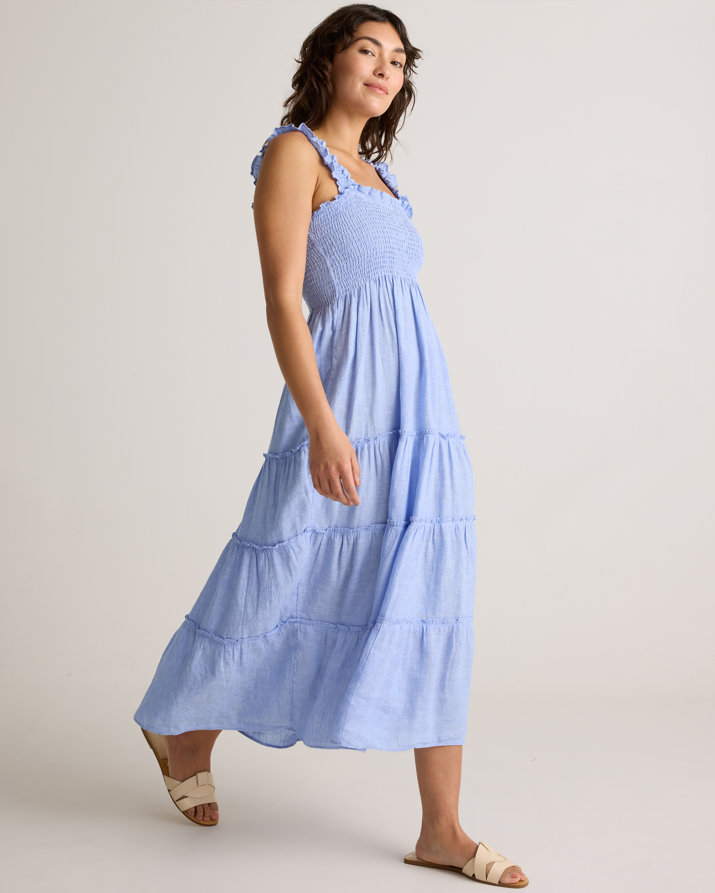 yellow.midi dress Ainslee Square Neck Midi Dress in Pastel Yellow