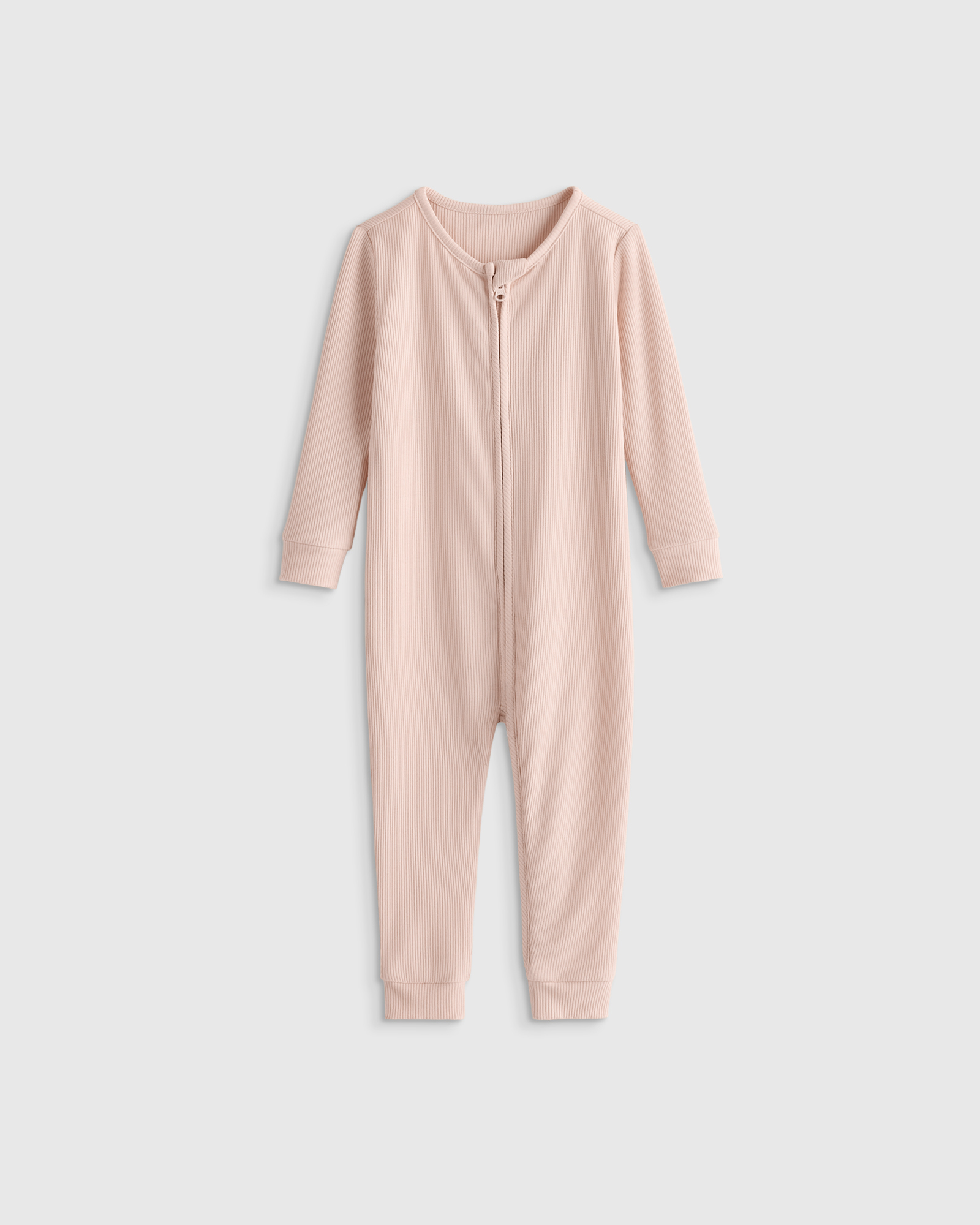 Peach Blush Combinaison une pièce côtelée la plus douce 