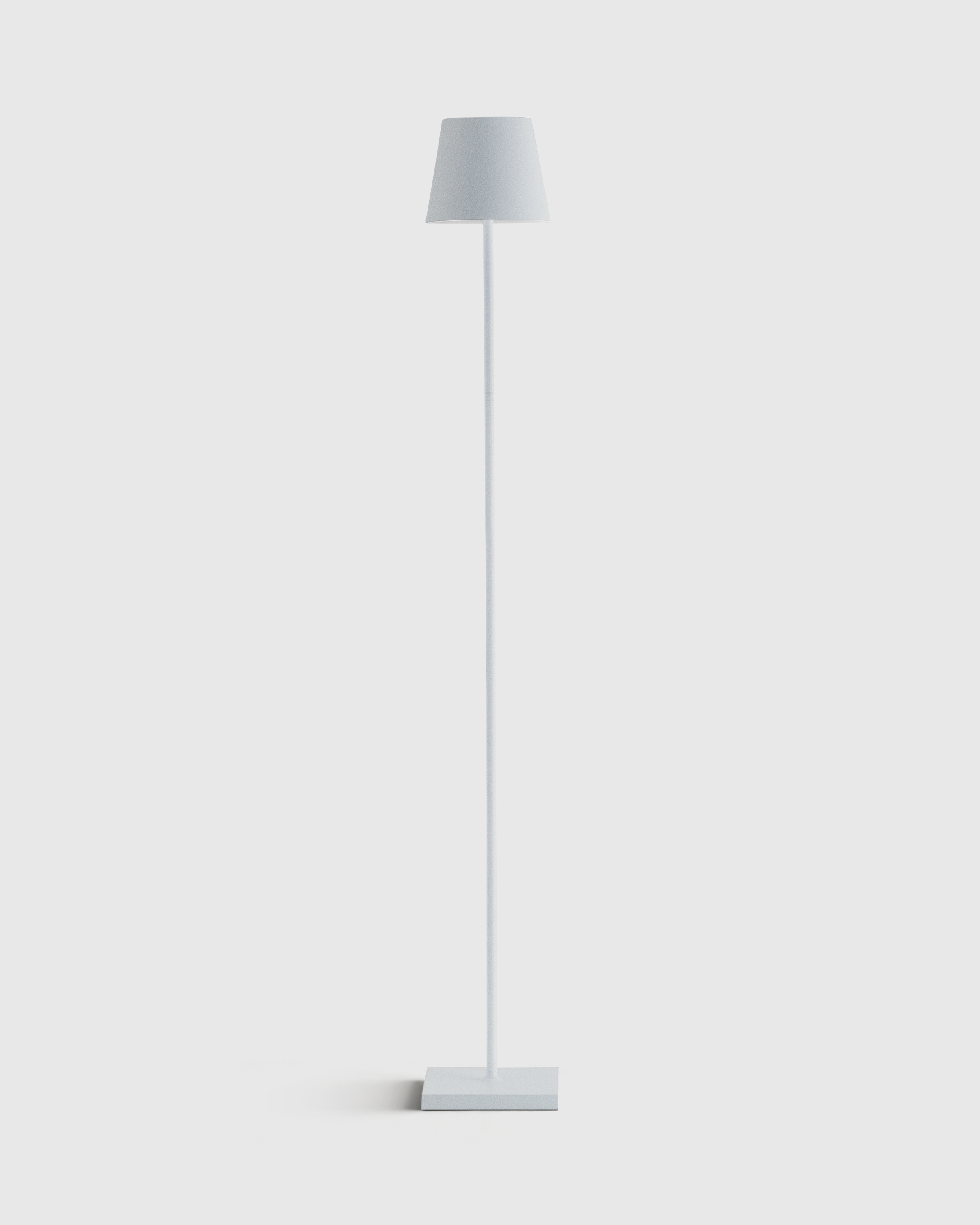 White Poldina Pro Rechargeable Floor Lamp by Zafferano