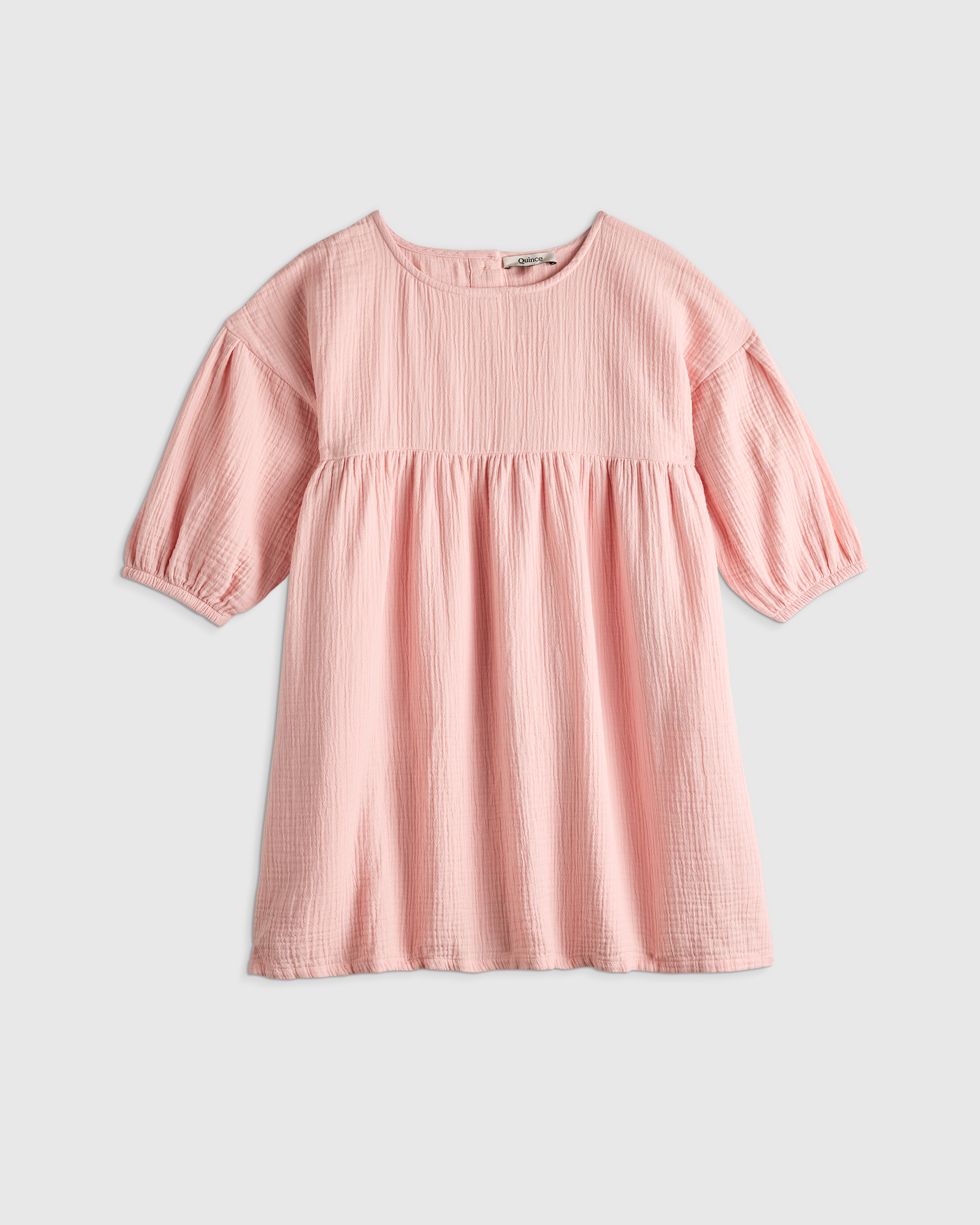 Blush Rose 100% Organic Cotton Gauze Dress
