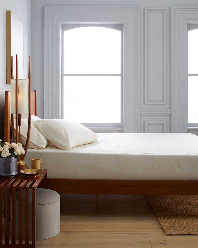 PercaleFittedSheetSet Cream 178