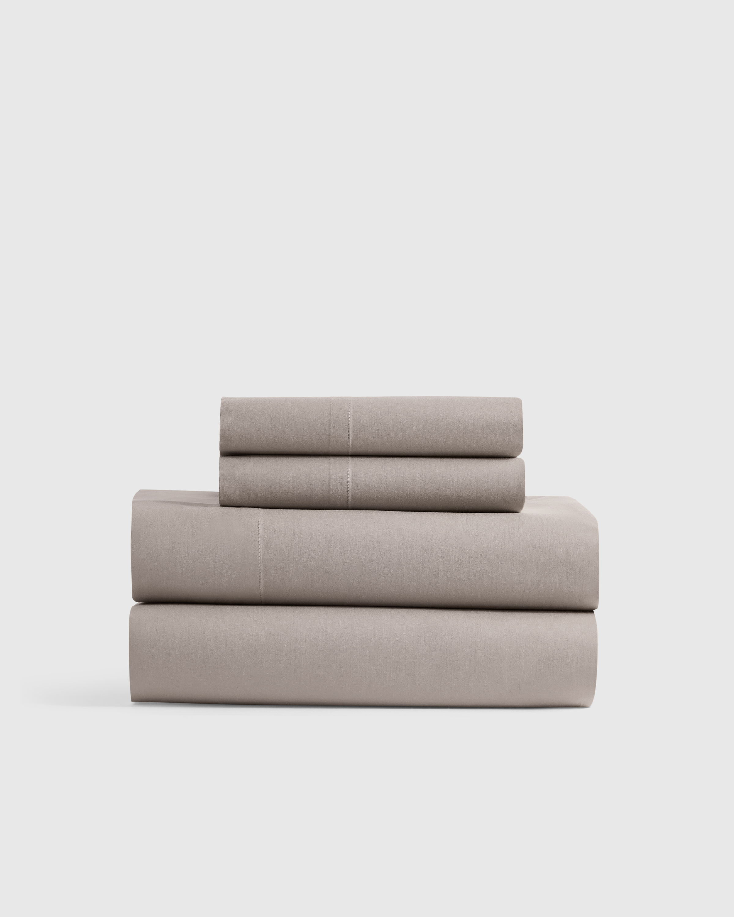 Classic Organic Percale Sheet Set, Dove, Queen