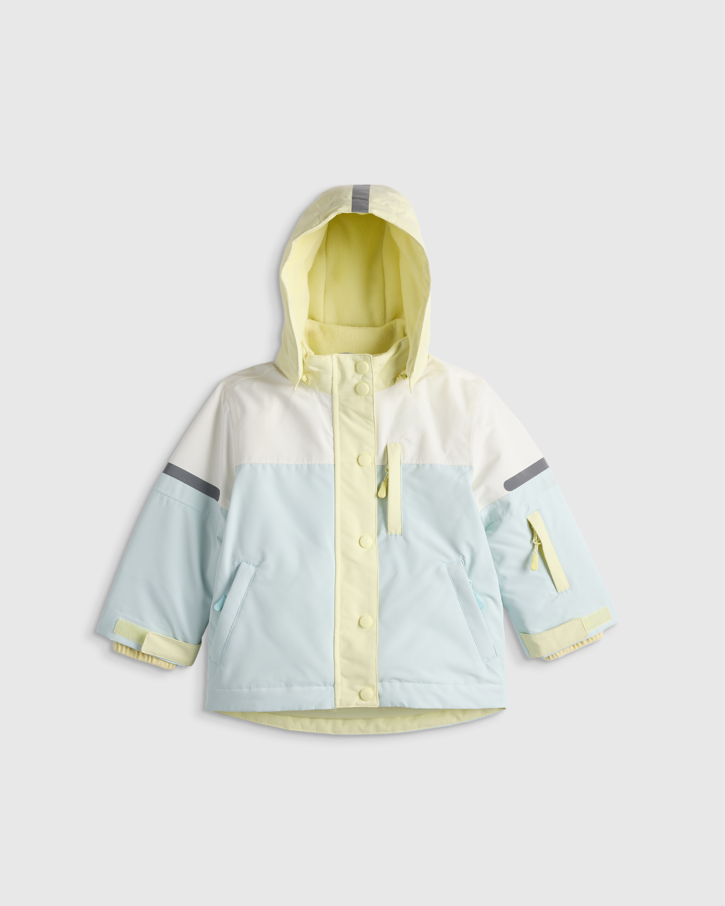 Powder Blue Colorblock All-Weather Adventure Jacket