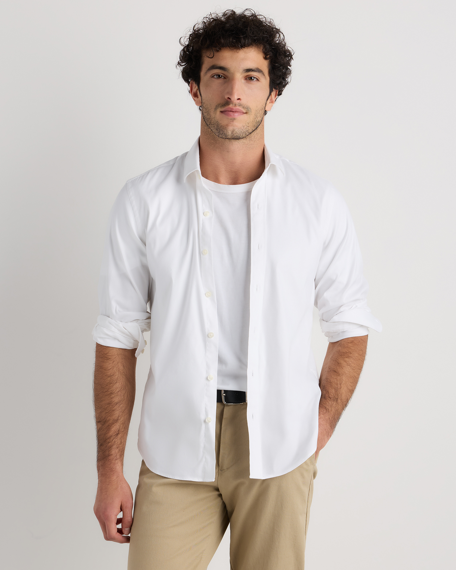 White Comfortflex Performance Dress Shirt