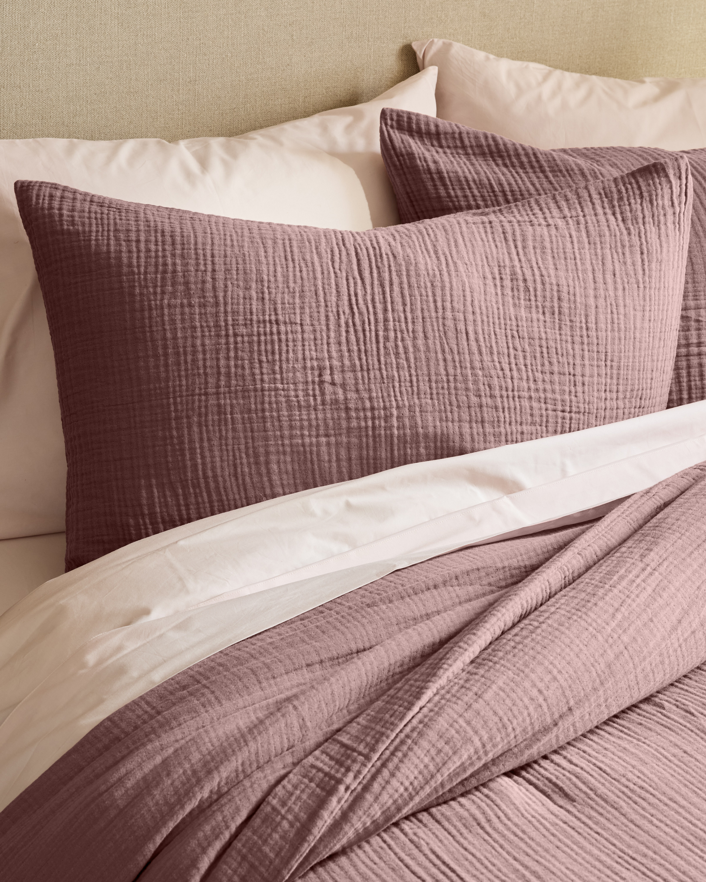 Fig Organic Cotton Gauze Sham Set