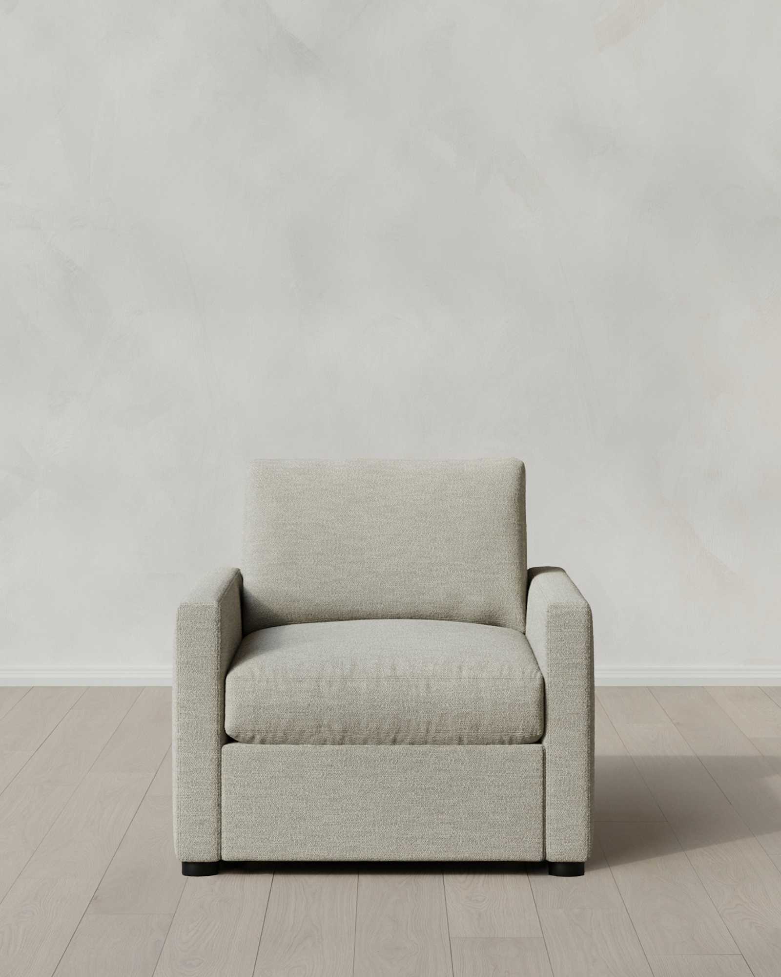 Narrow Track Arm Armchair Bru Colourwash Flax