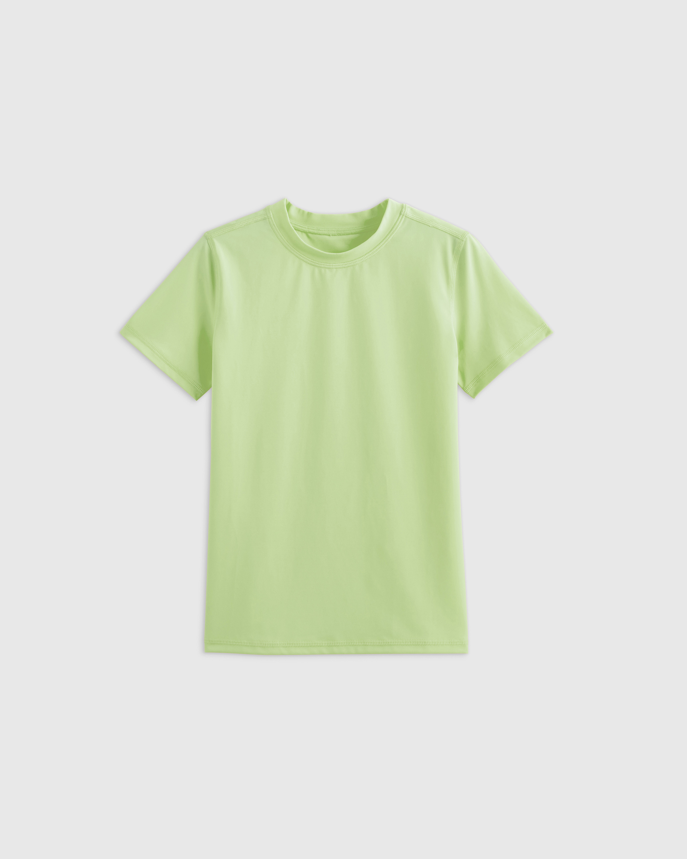 Kiwi Green Short Sleeve Rash Guard Top