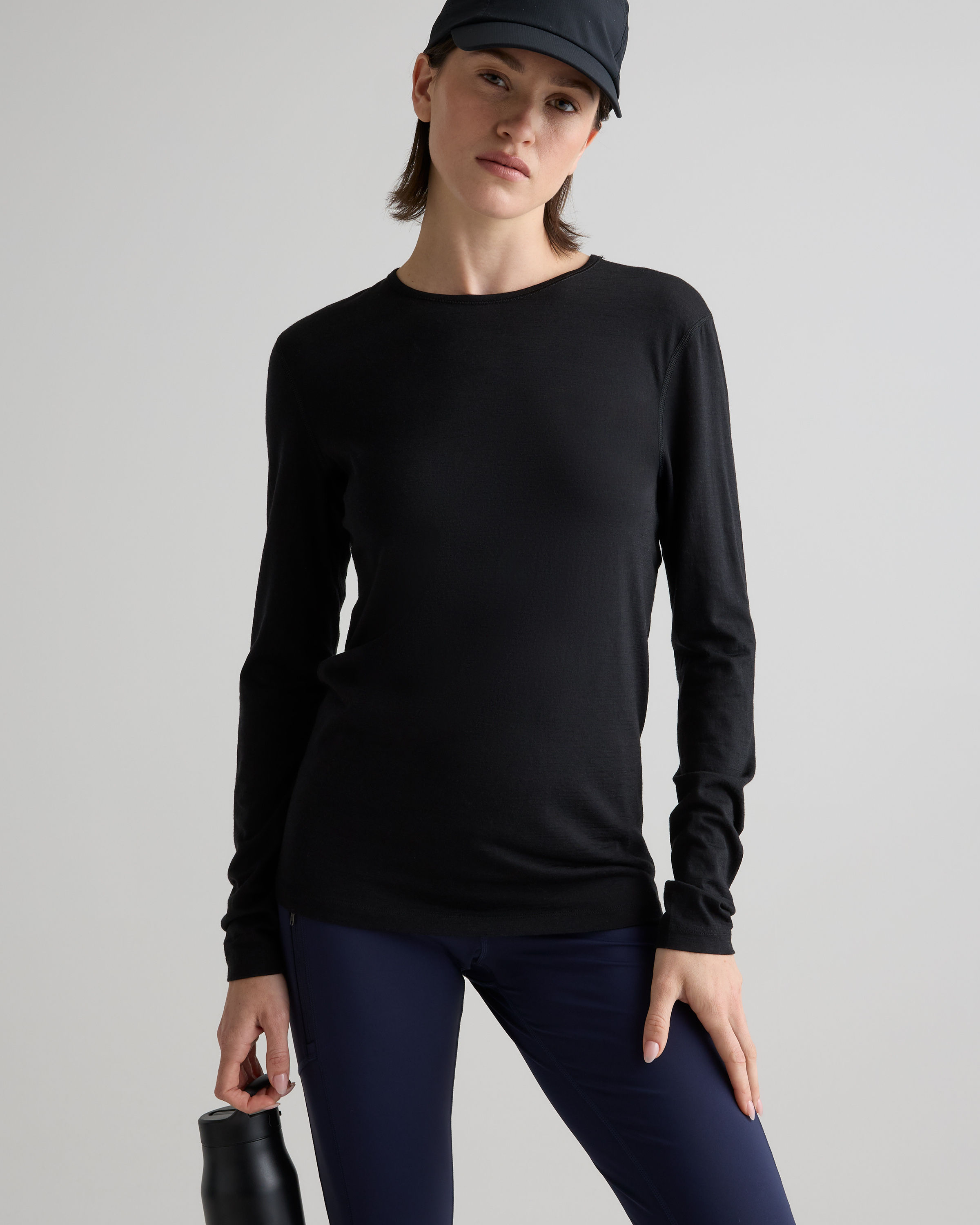 100% Merino Wool All-Season Long Sleeve Base Layer