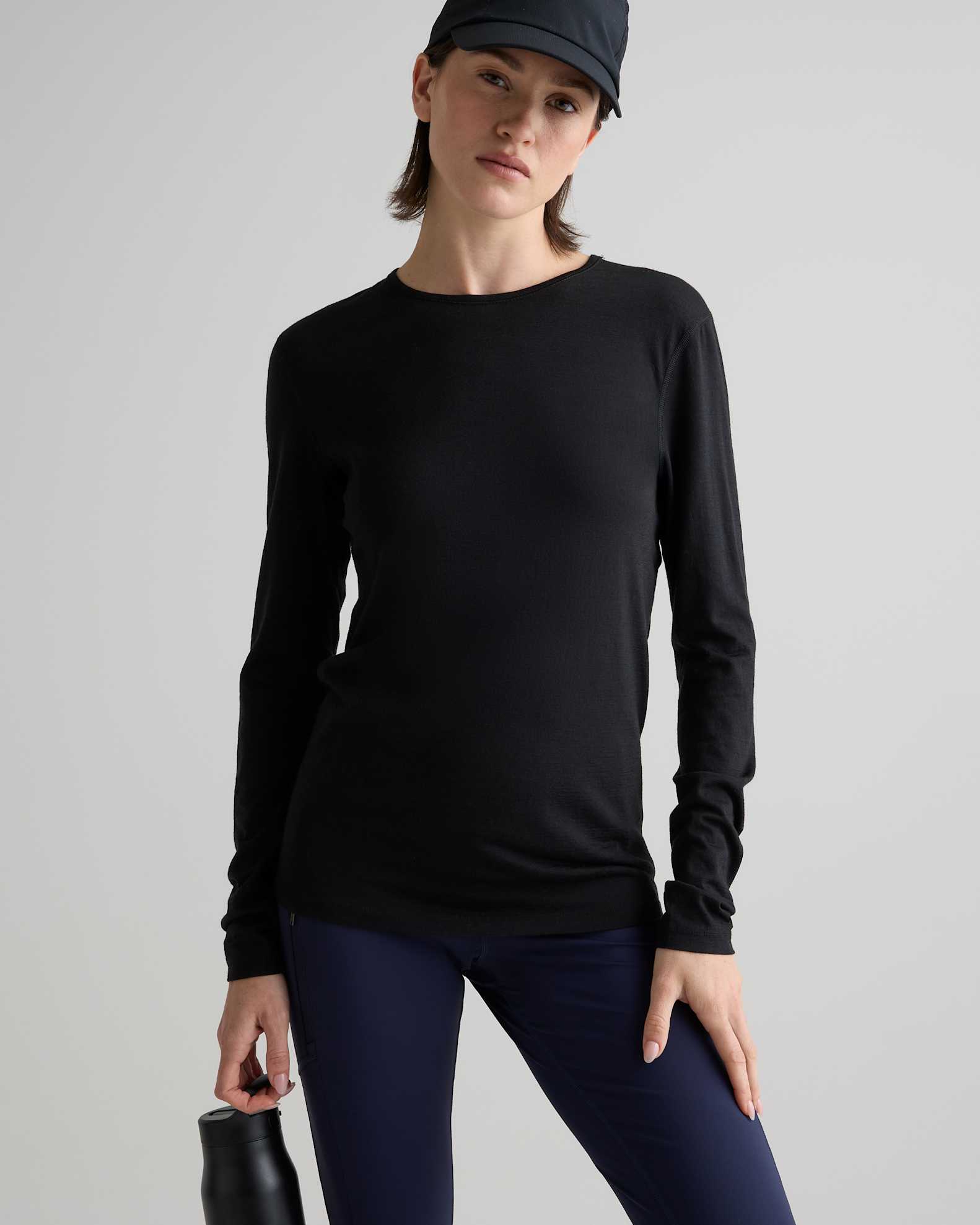 100% Merino Wool All-Season Long Sleeve Base Layer