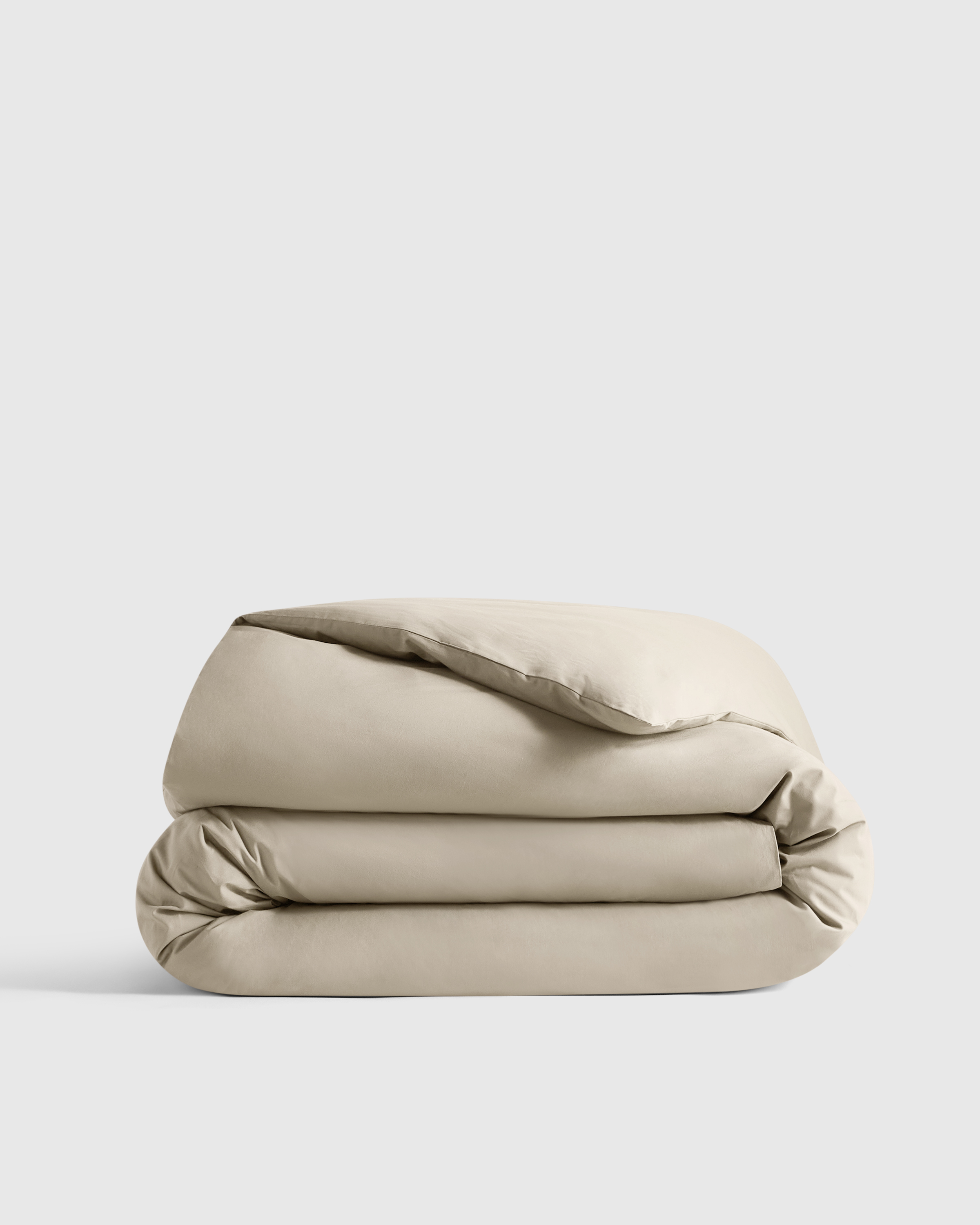 Toffee Classic Organic Percale Duvet Cover