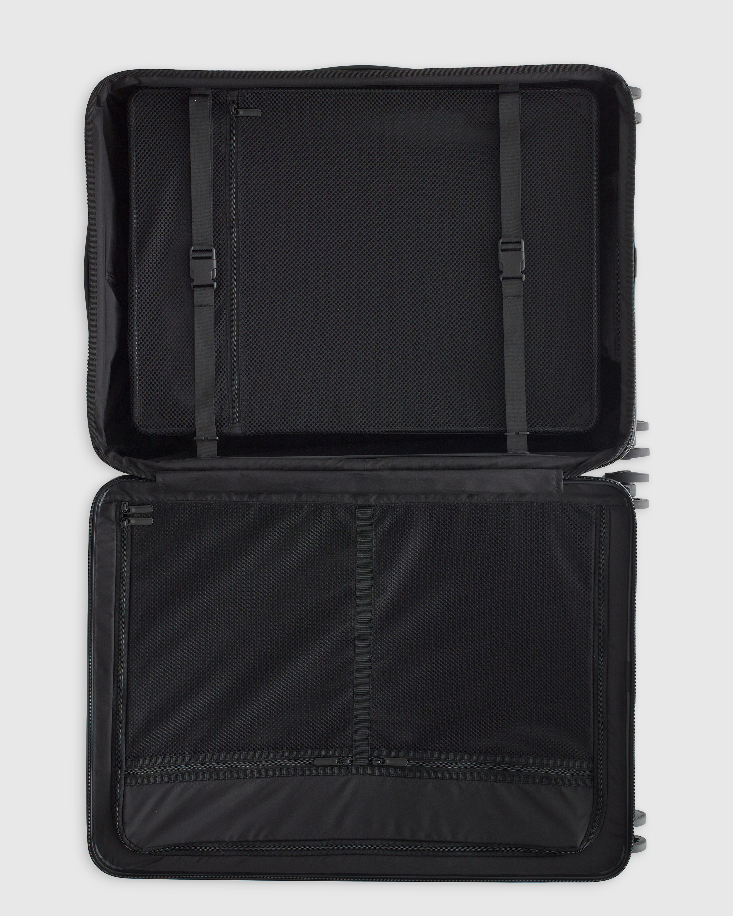 Expandable Large Check-In Suitcase in Dark Green