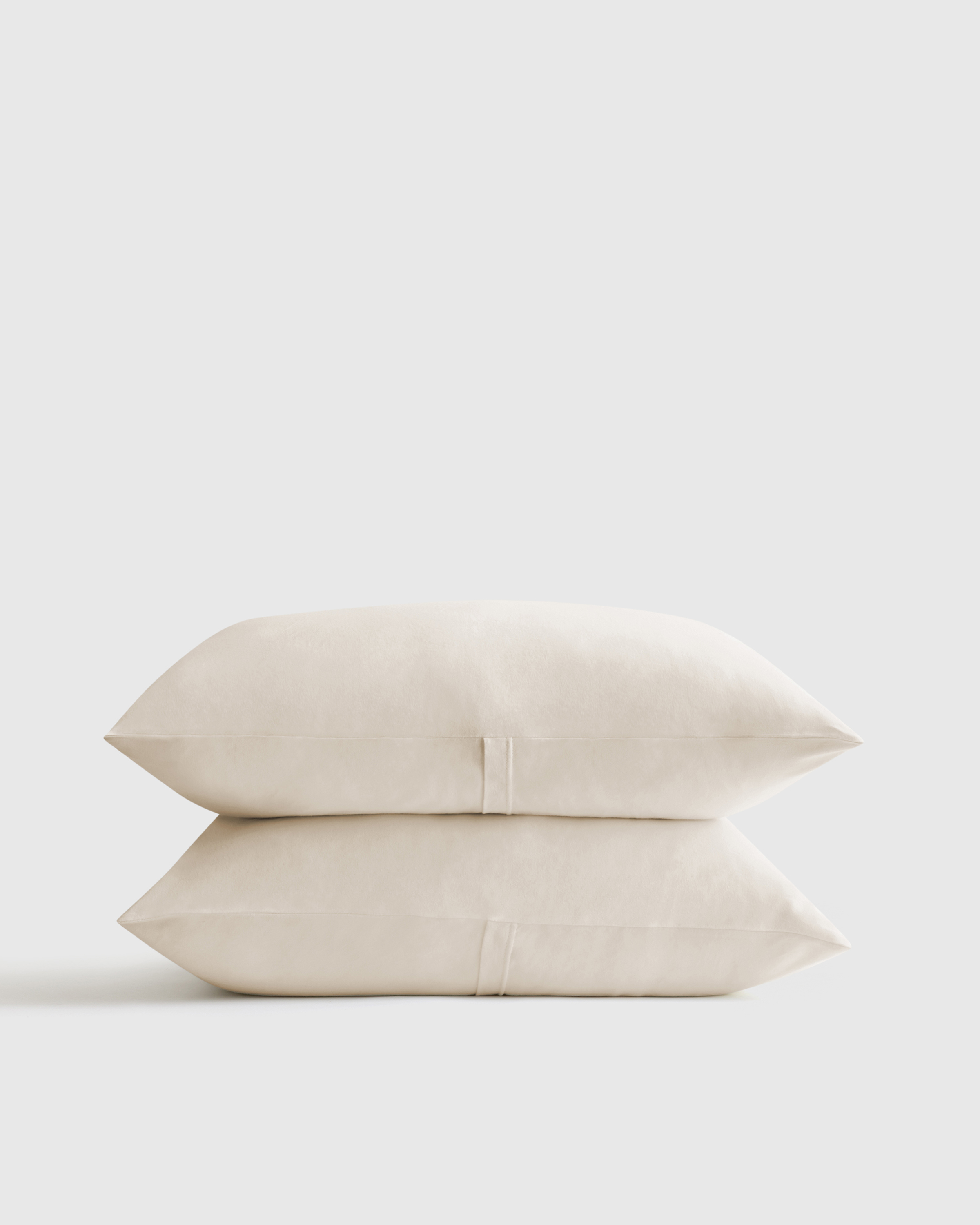 Organic Jersey Sham Set - Natural, Standard