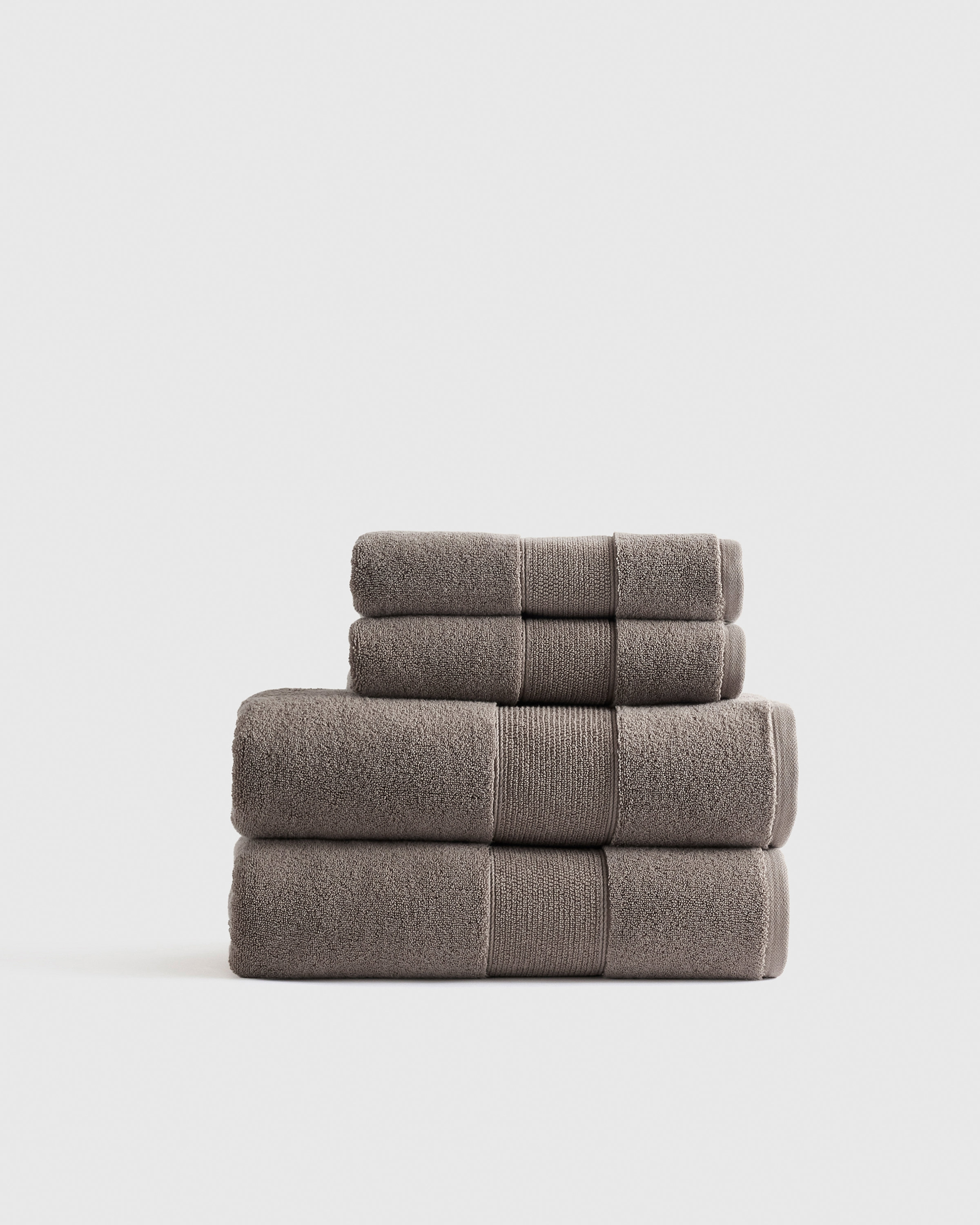 Heather Brown Classic Organic Turkish Cotton Bath Bundle (4 pieces)