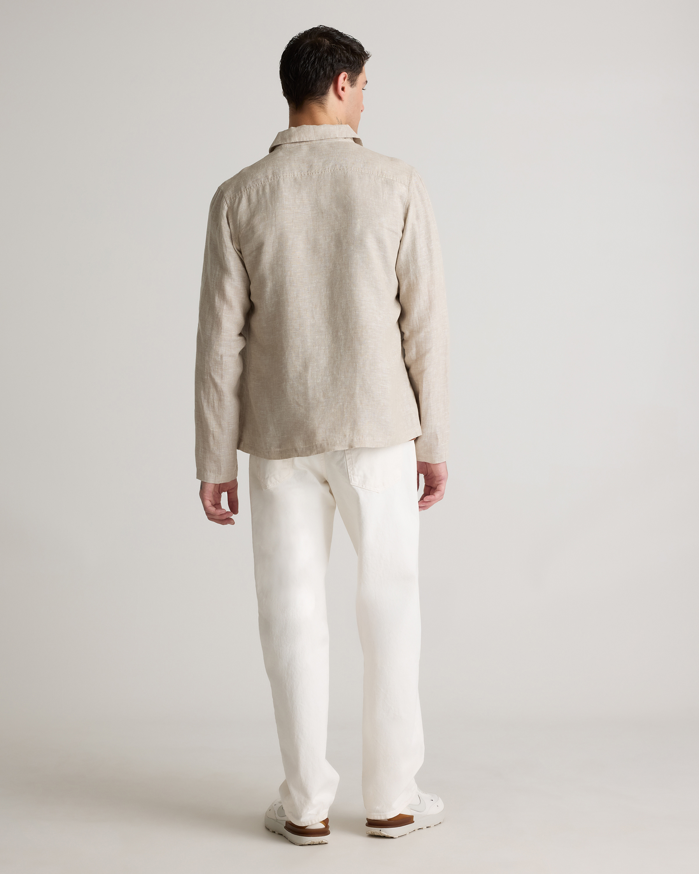 100% European Linen Shirt Jacket