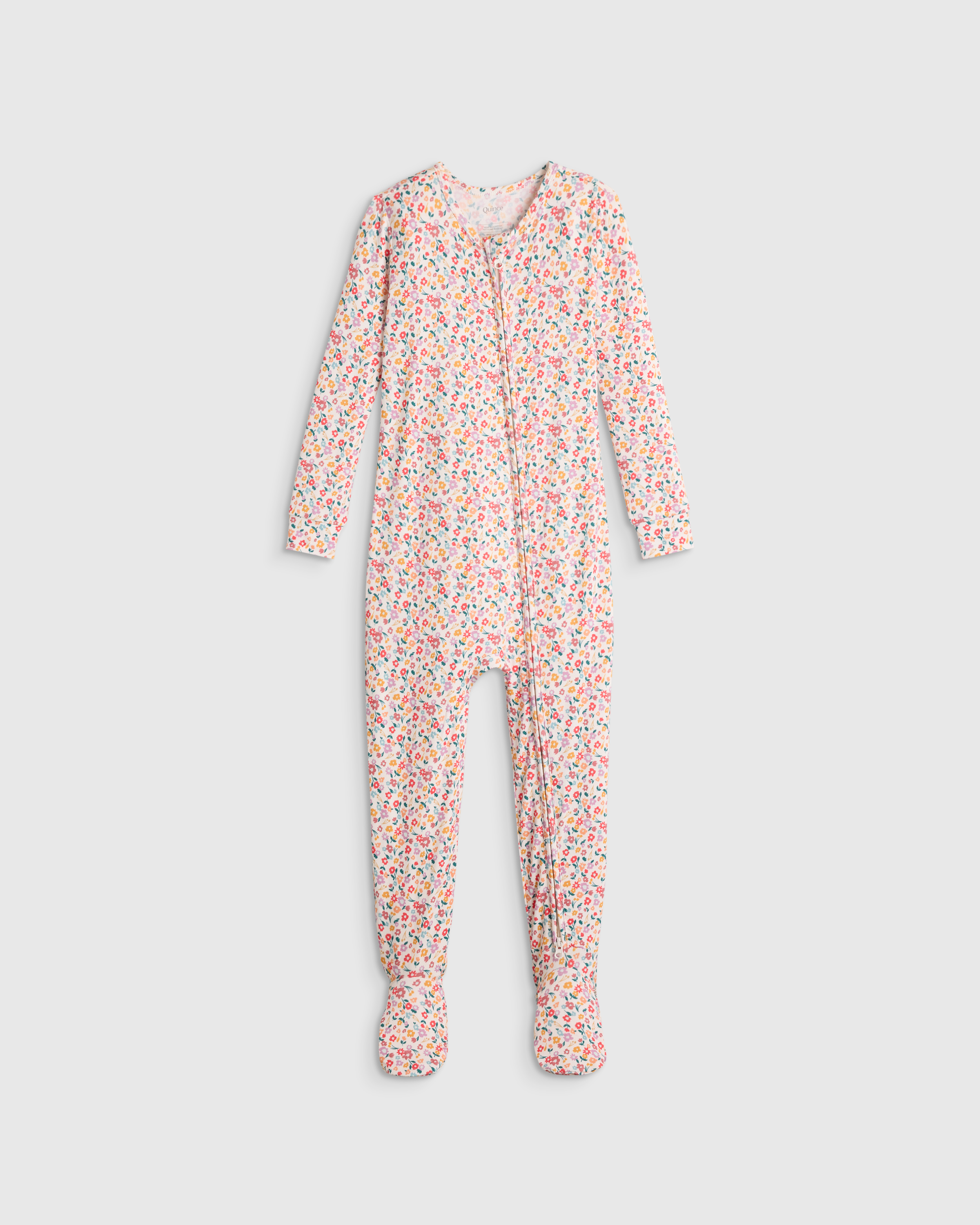 Ditsy Floral Bamboo Footie Pajama