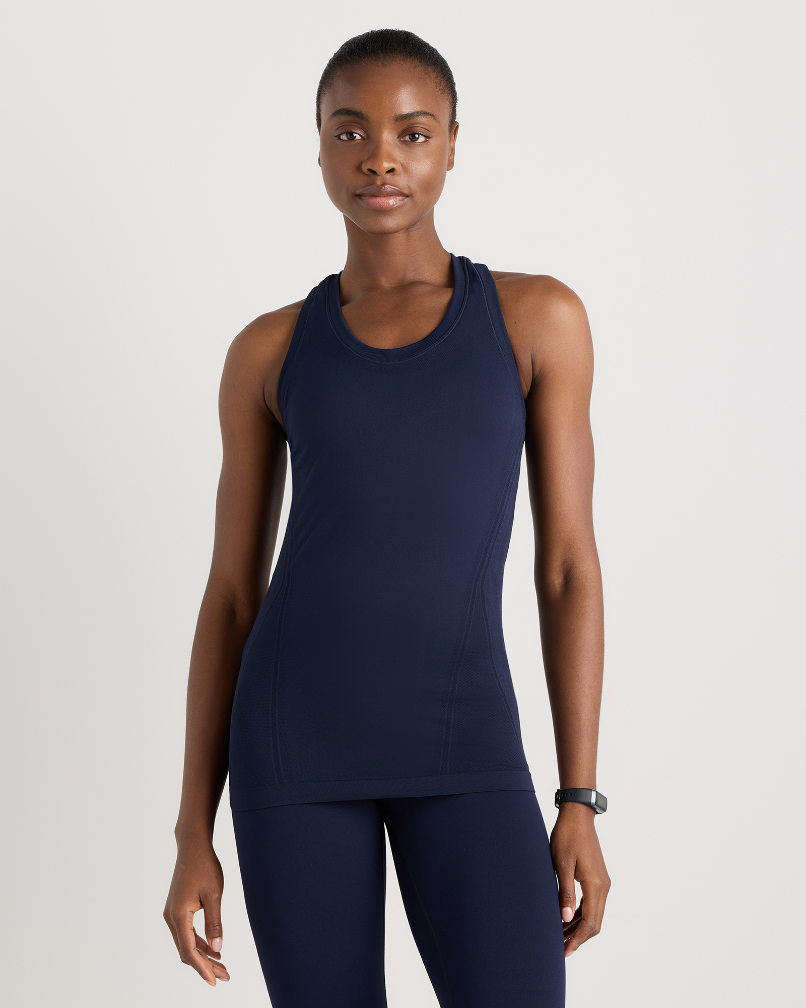 Deep Navy Seamless Racerback Tank