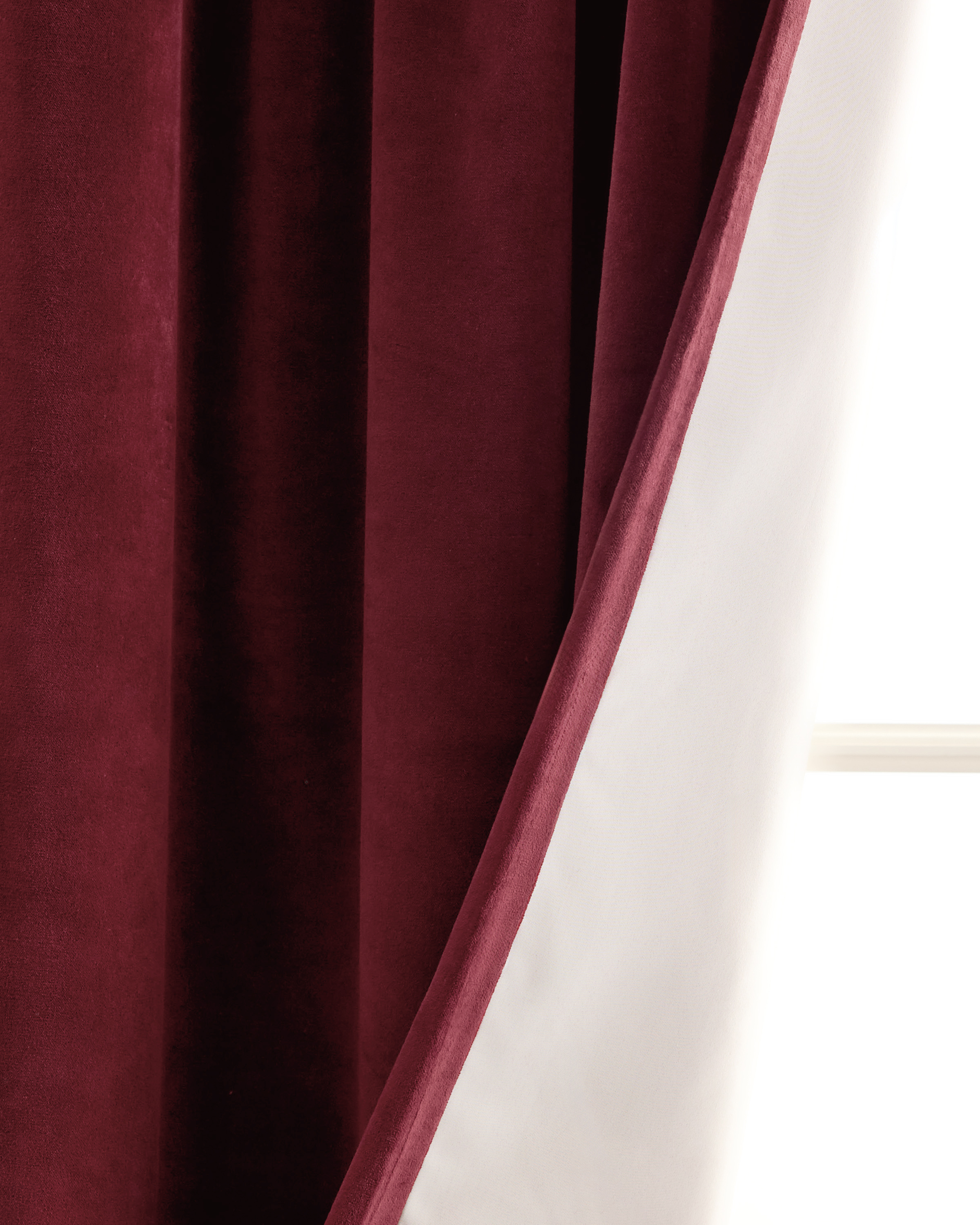 Cotton Velvet Room Darkening Curtain - Thumbnail 3