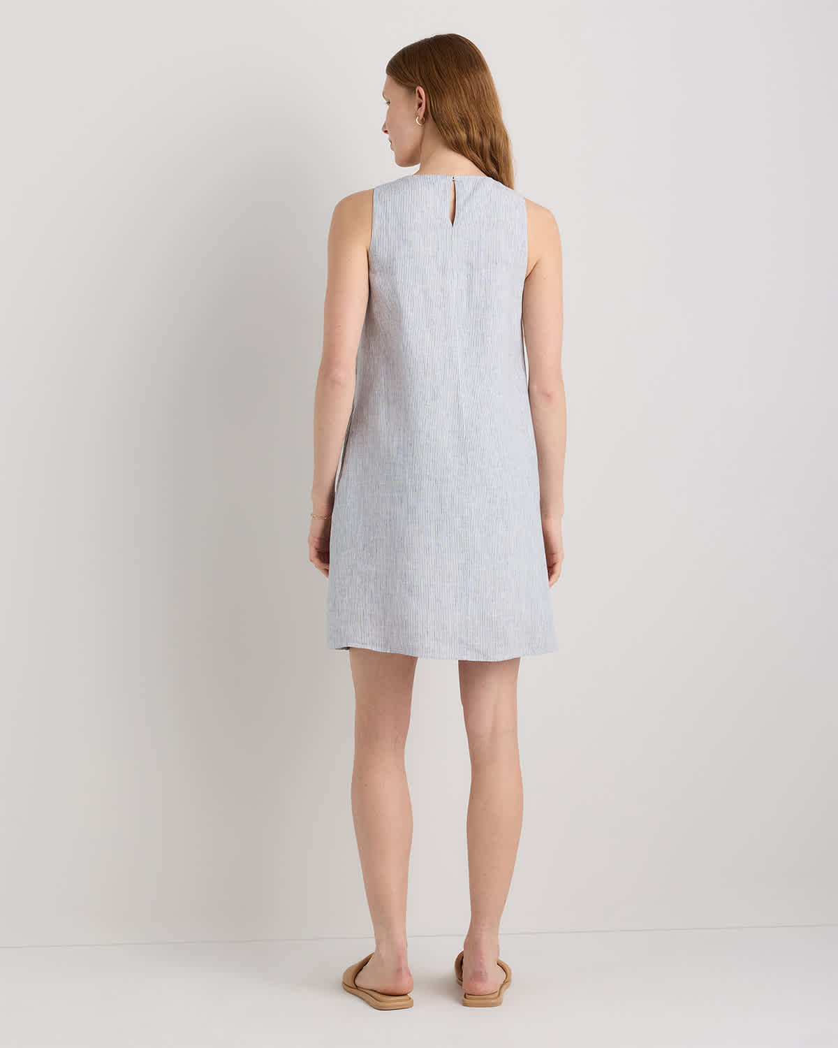 100% European Linen Tank Mini Dress 100% European Linen Tank Mini Dress