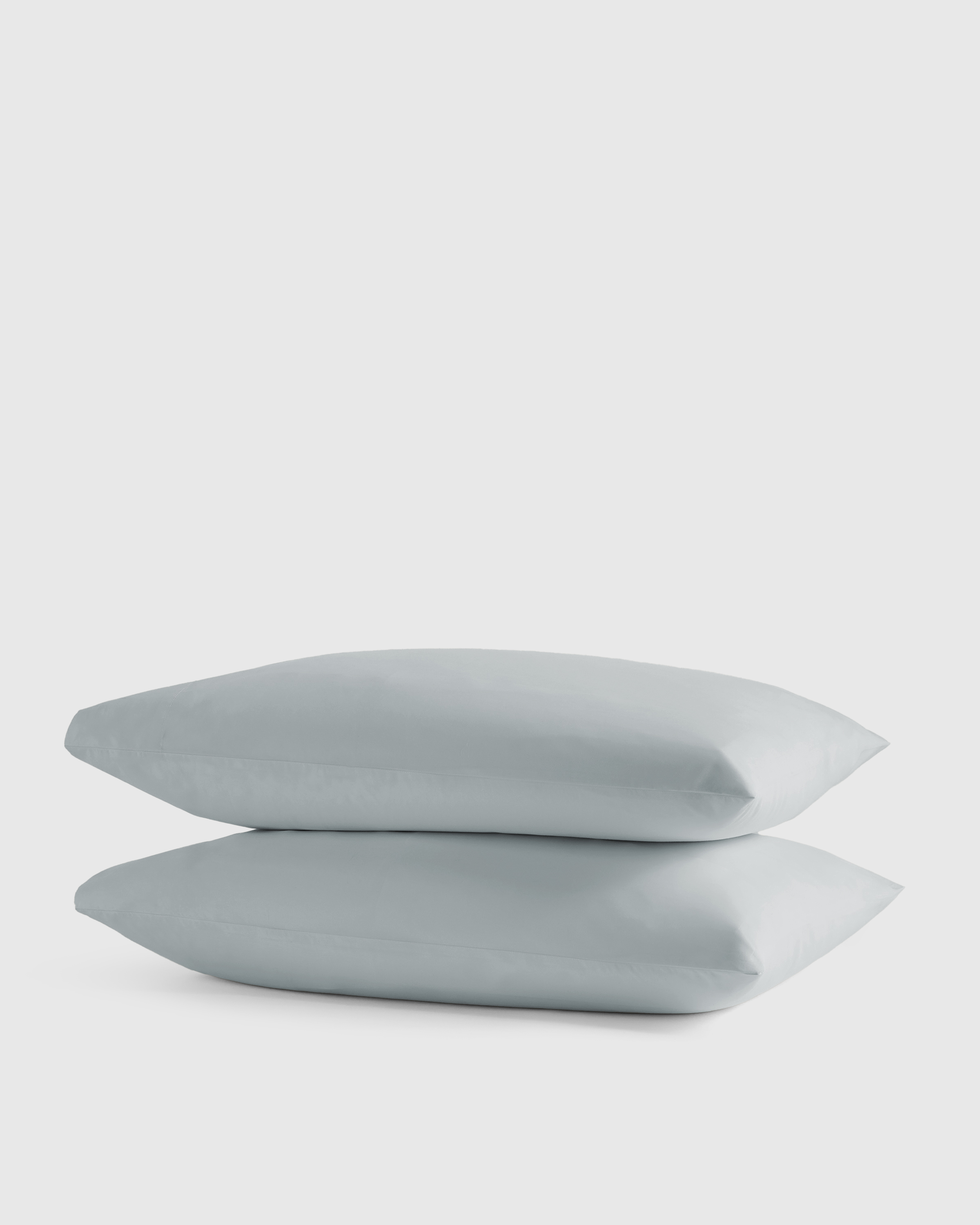 Mist Classic Organic Percale Pillowcase Set