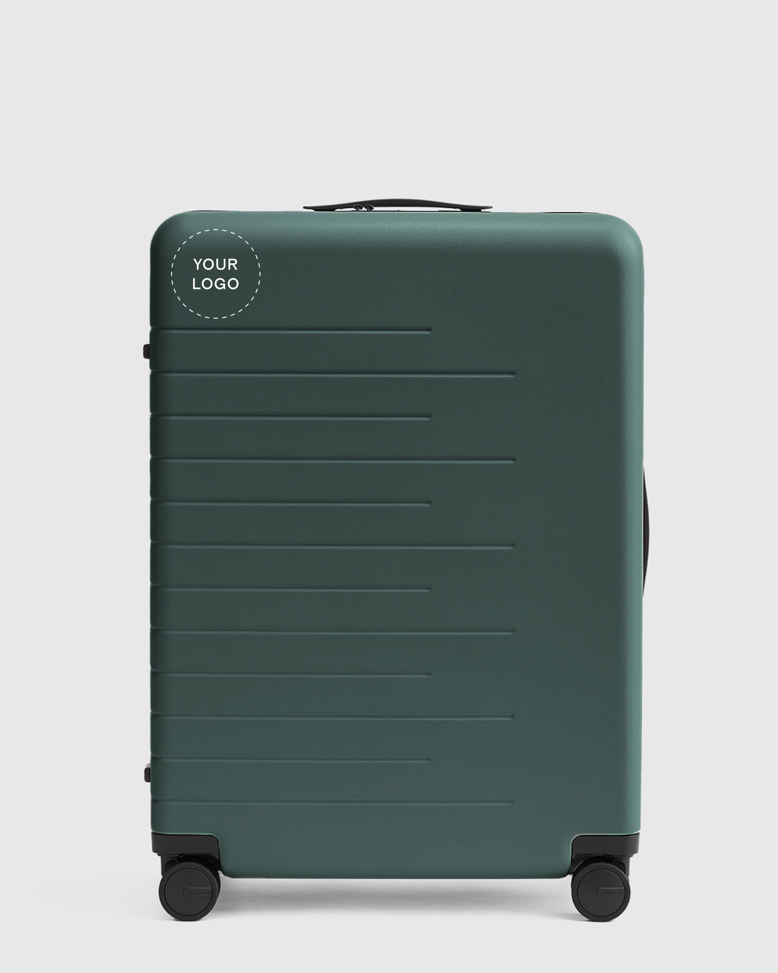Dark Green Large Check-In Suitcase