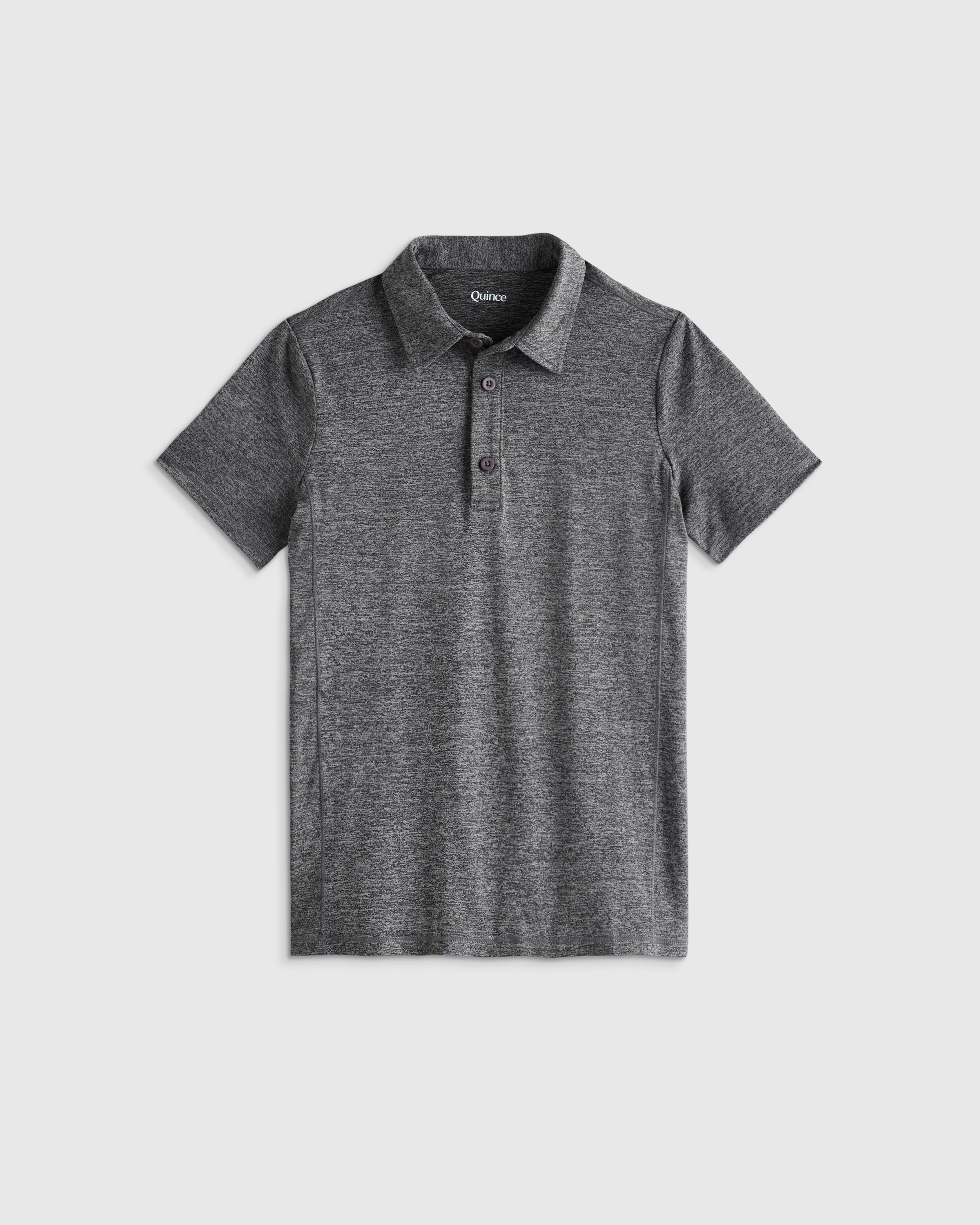 Charcoal Flowknit Breeze Polo 