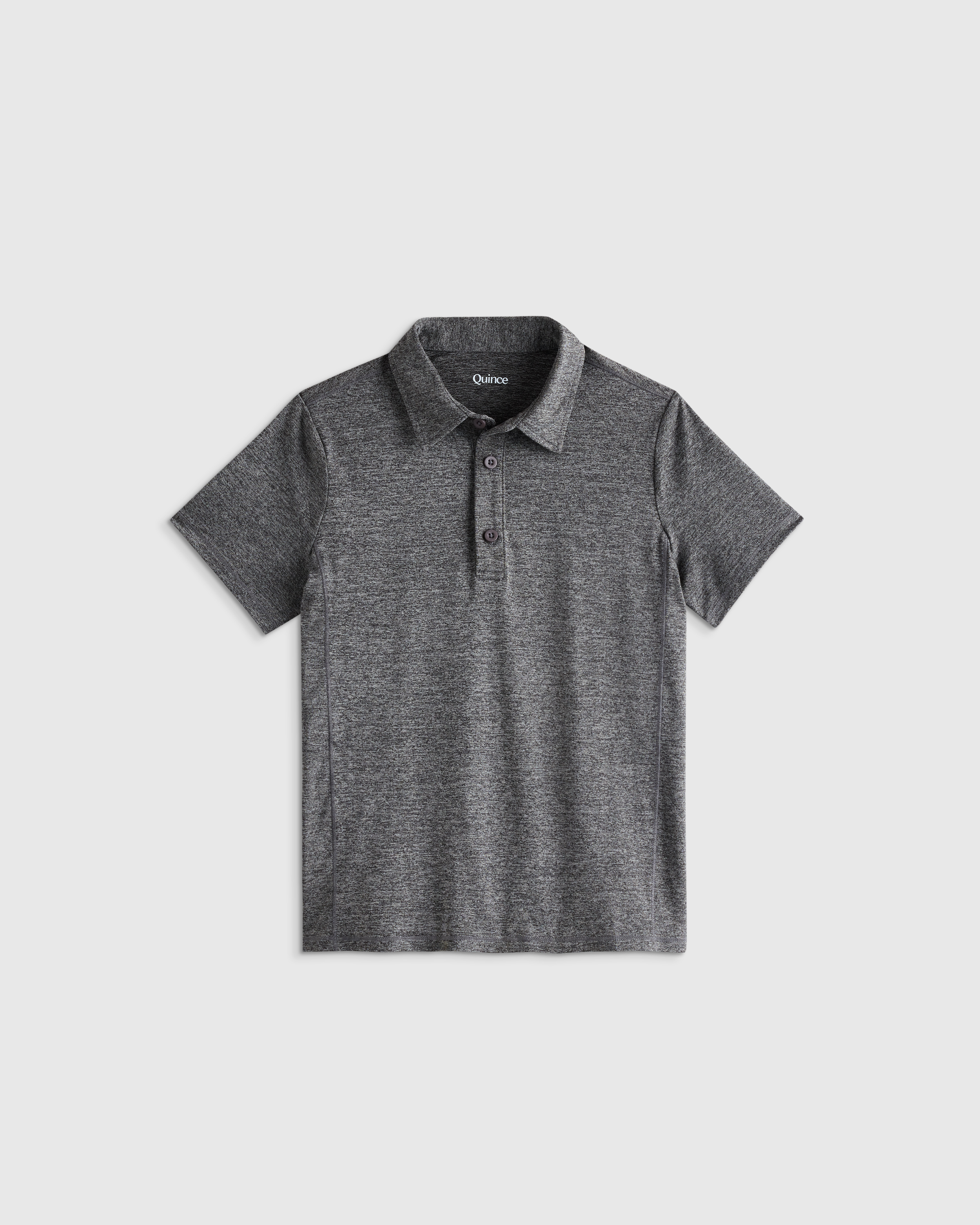 Charcoal Flowknit Breeze Polo 