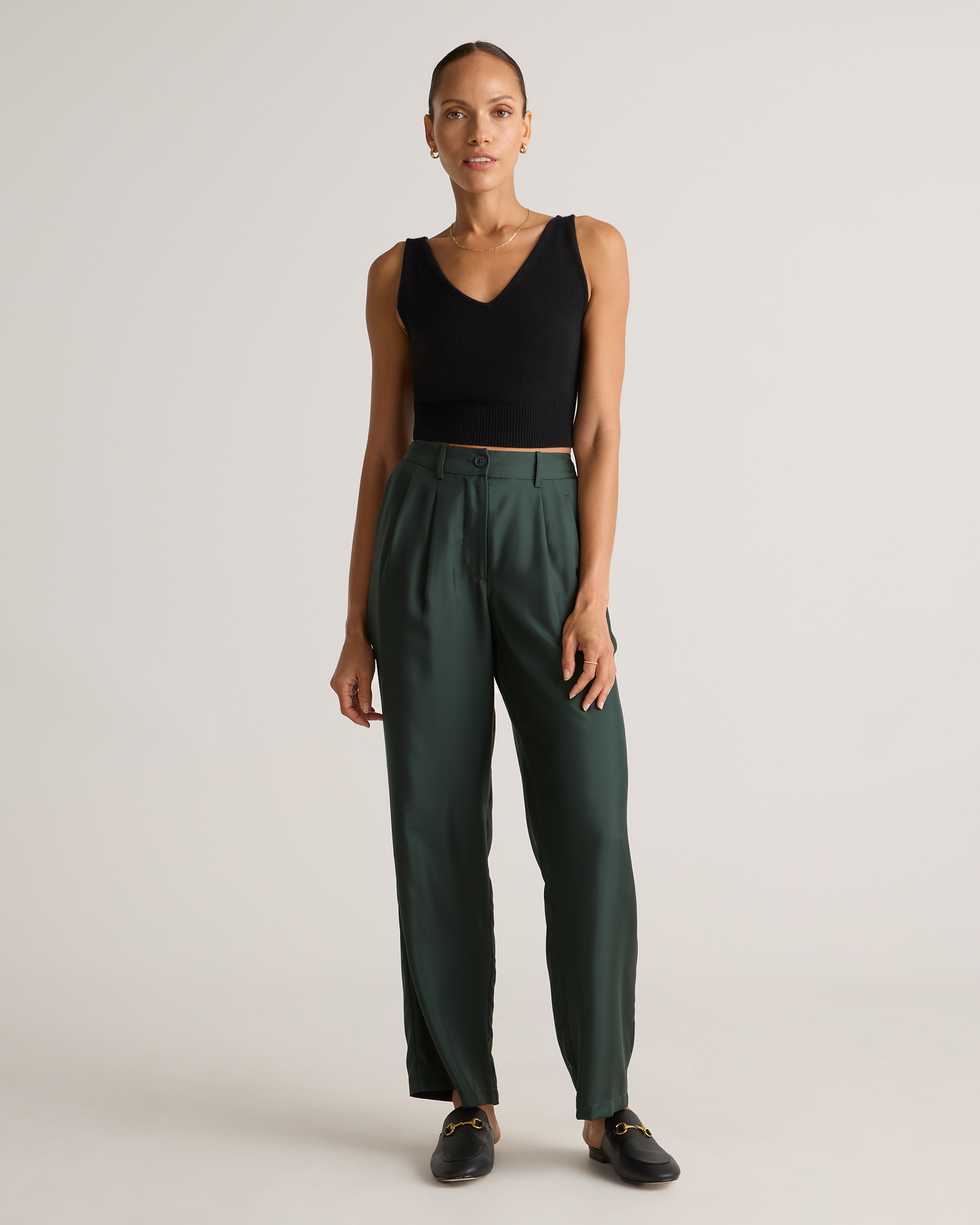 Silk Twill Trouser