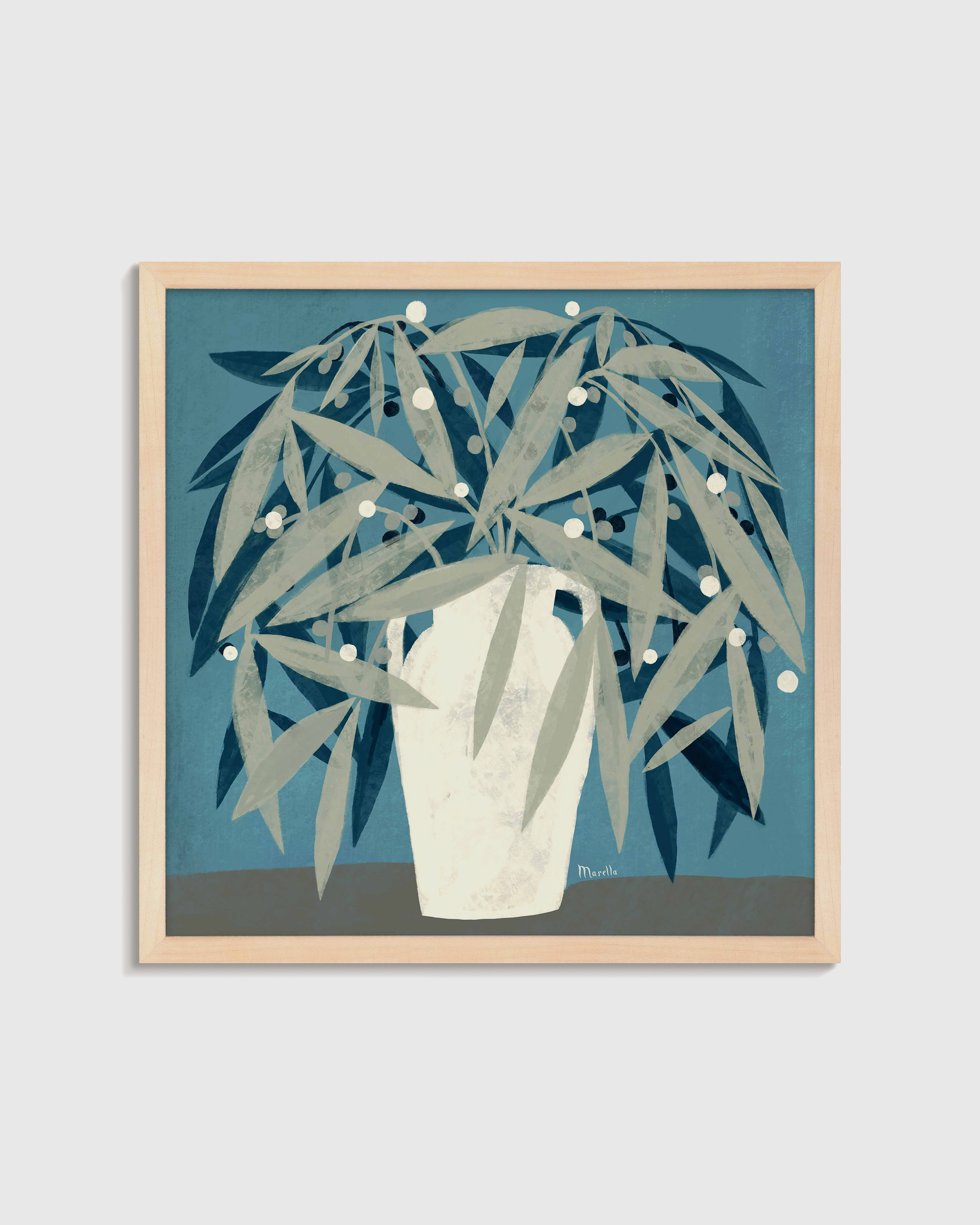 Maple Blue Plant by Marco Marella