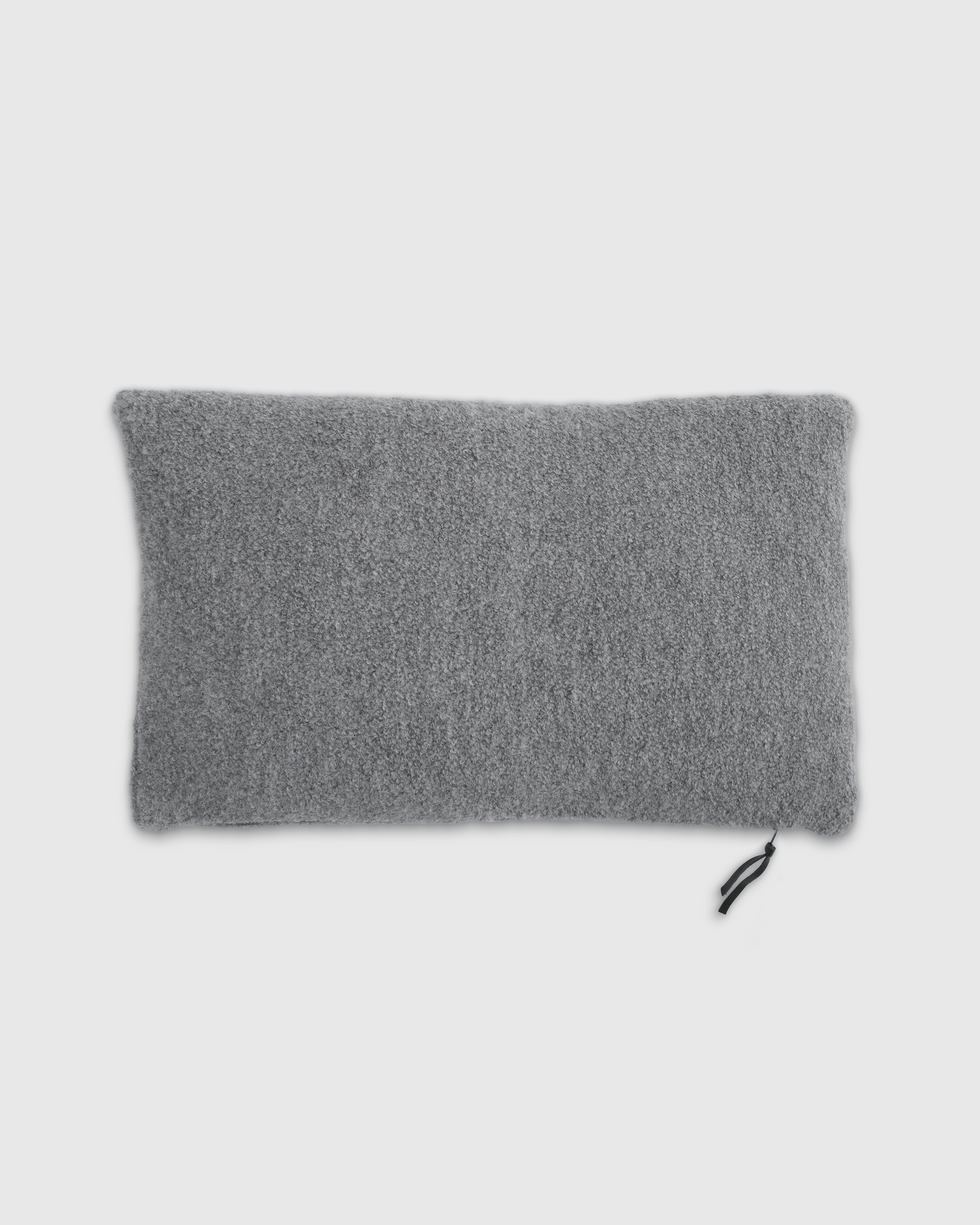 Heather Grey Alpaca Boucle Pillow Cover