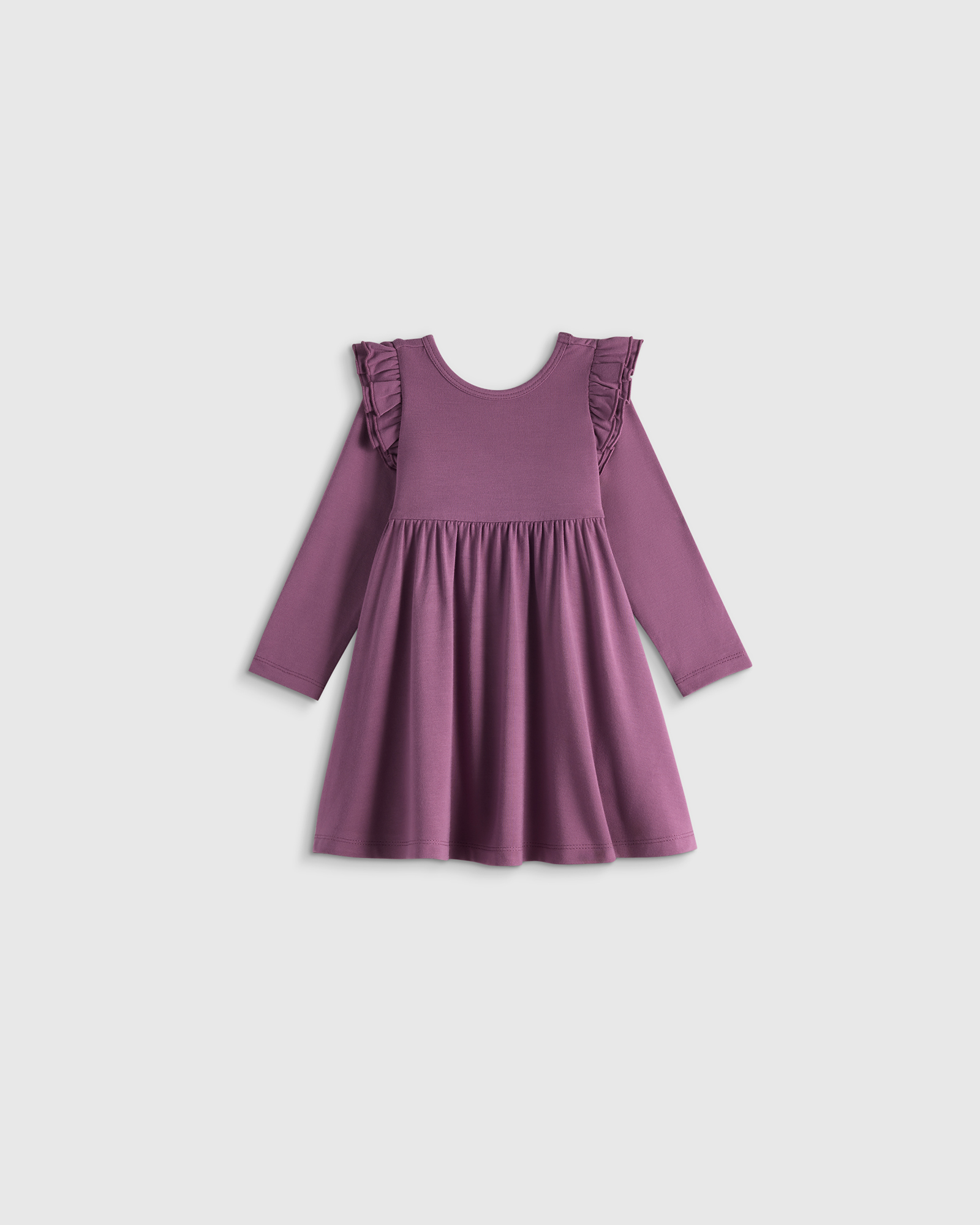 Sugar Plum Robe tourbillonnante à manches longues en bambou