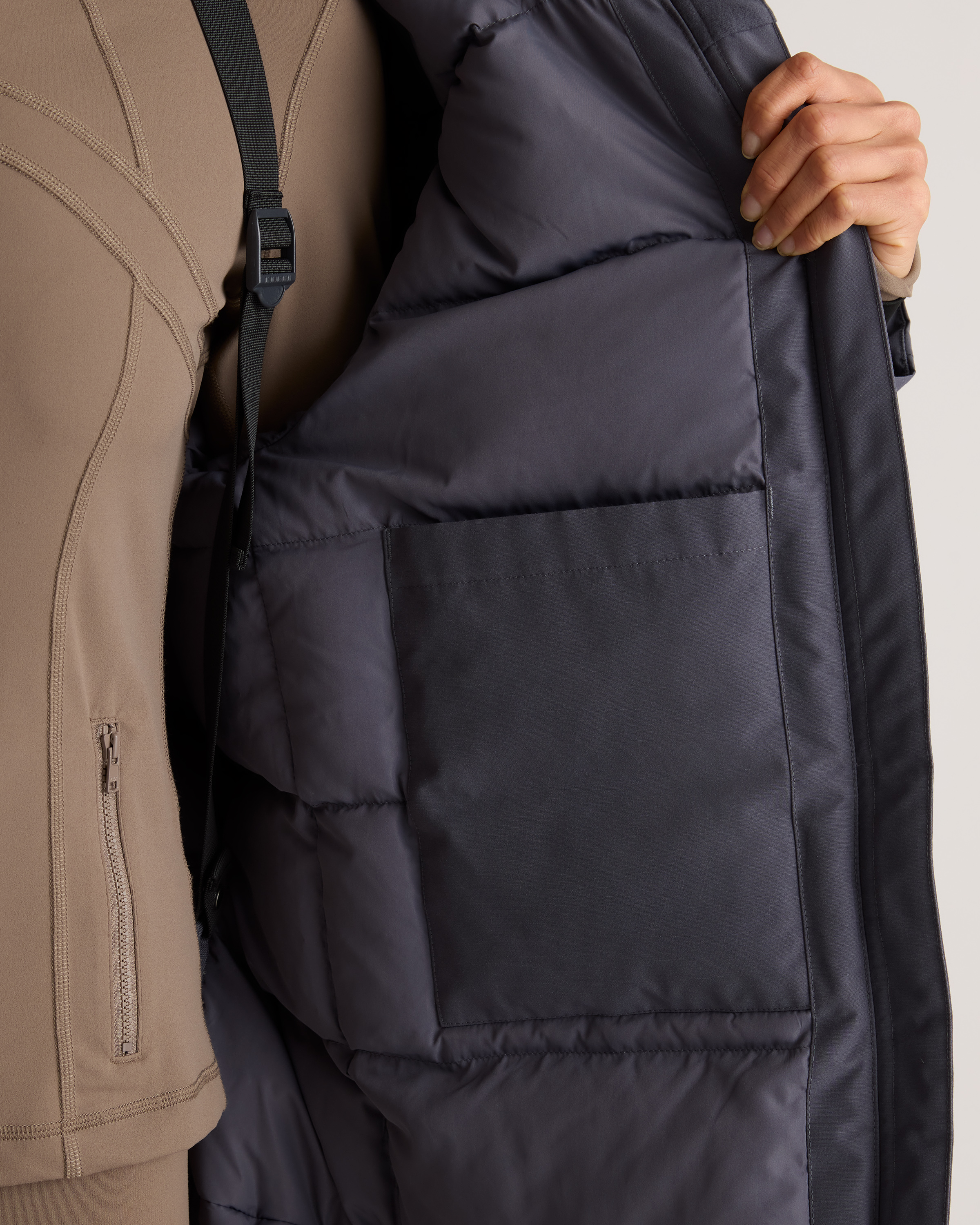 Responsible Down Hooded Long Parka
