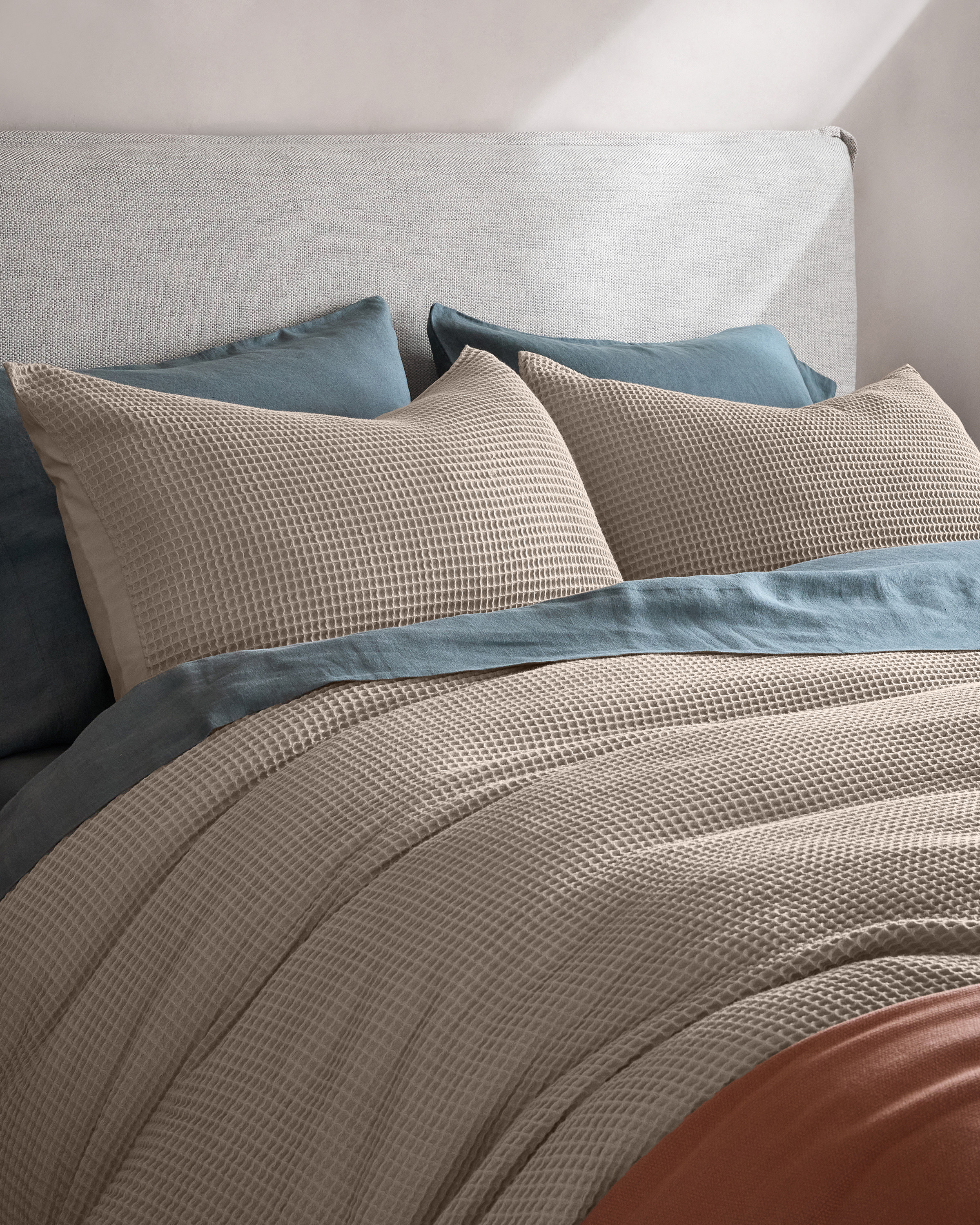 Dove Organic Waffle Sham Set