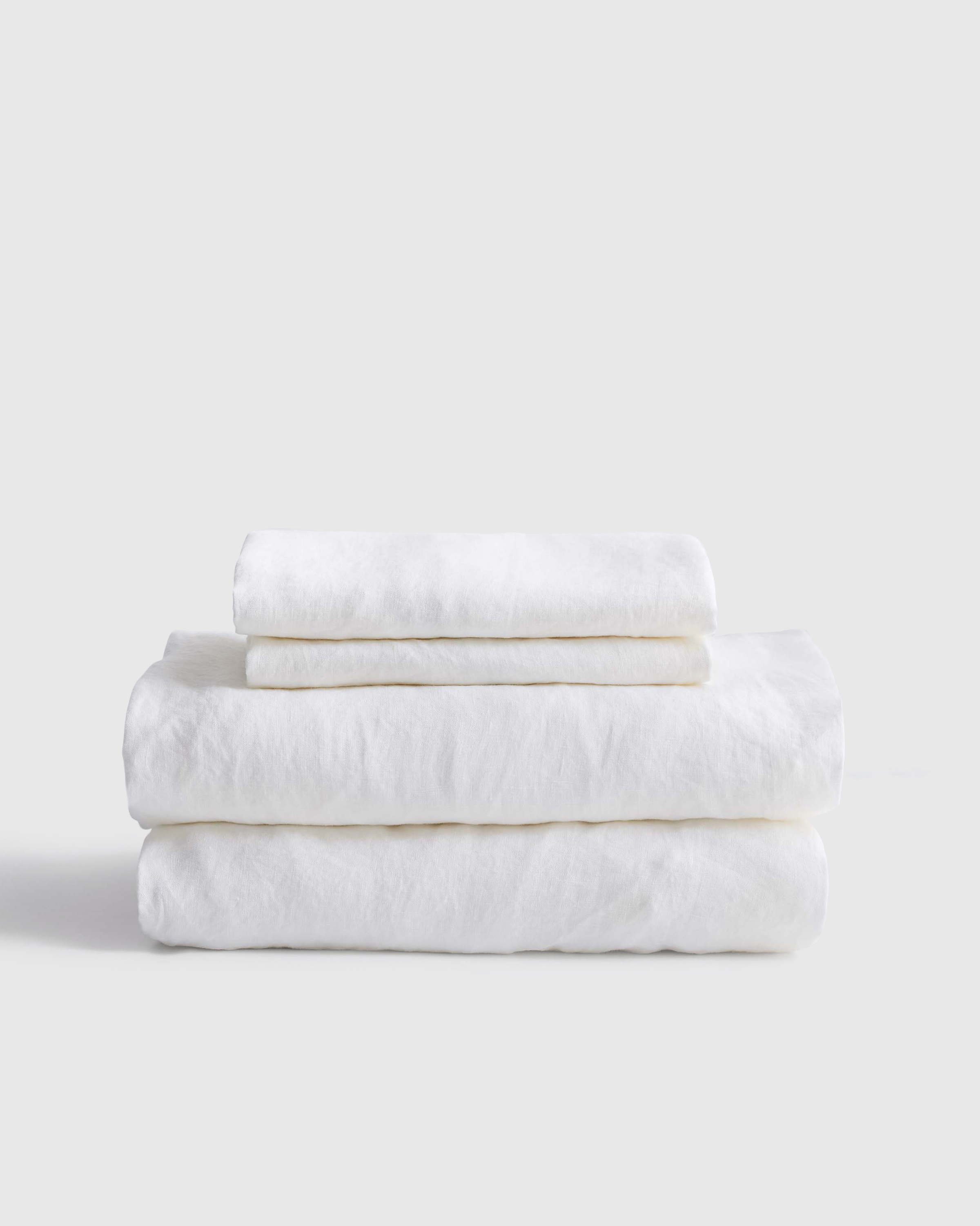 White European Linen Sheet Set