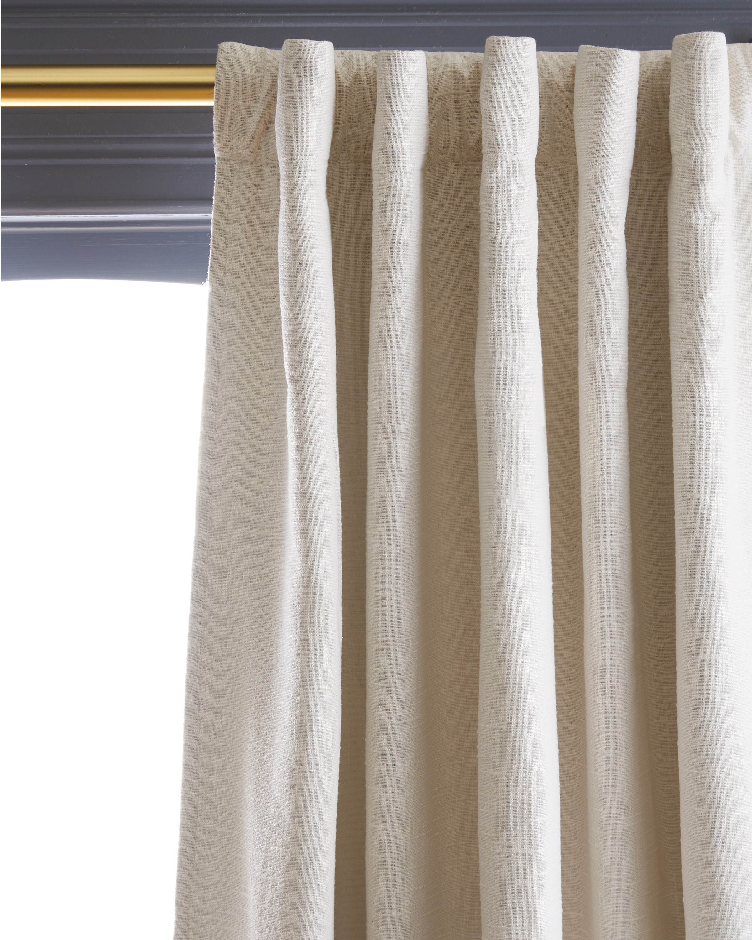 Curtain CottonSlubBlackout Sand 555