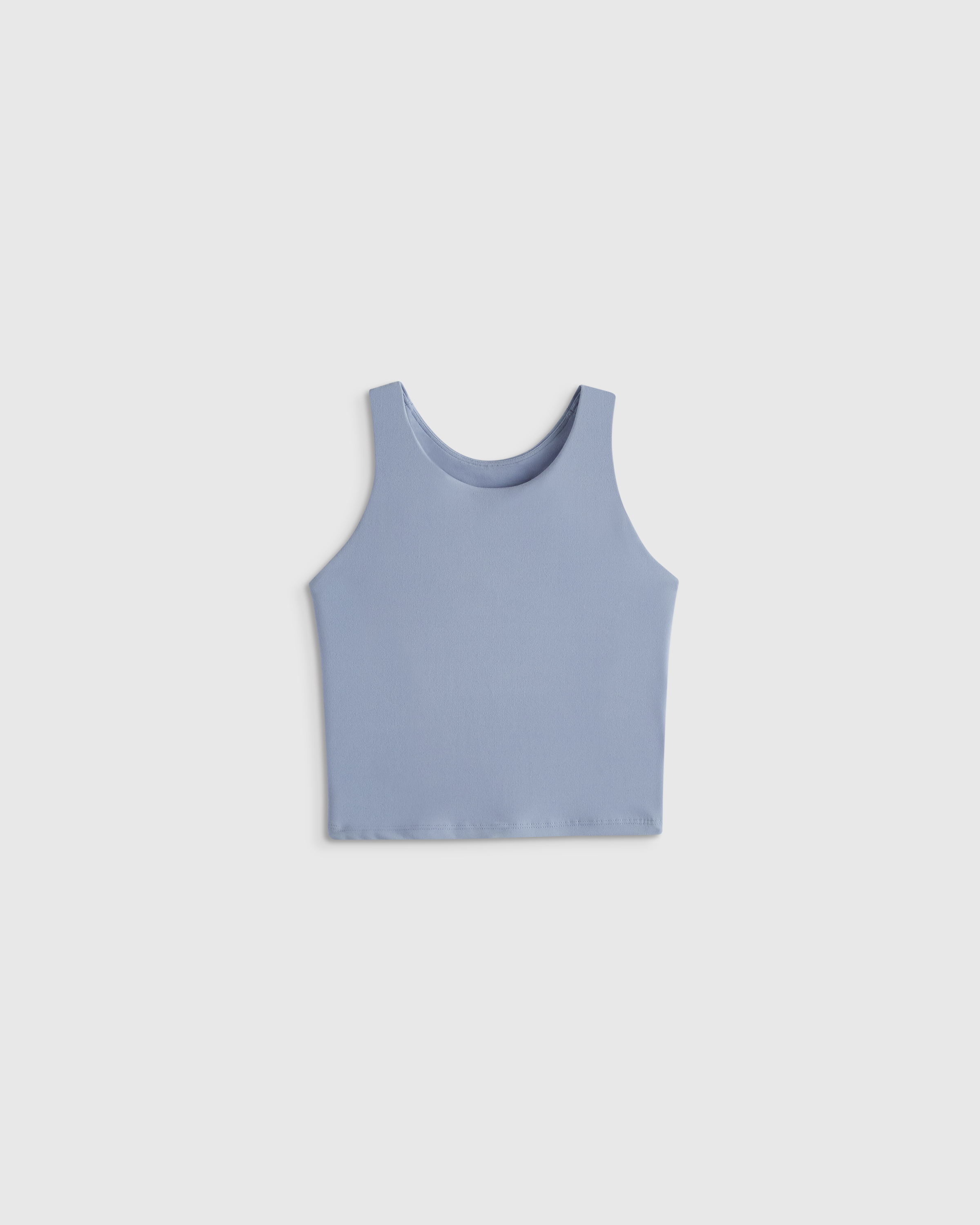 Spa Blue Girls Ultra-Form Fitted Tank