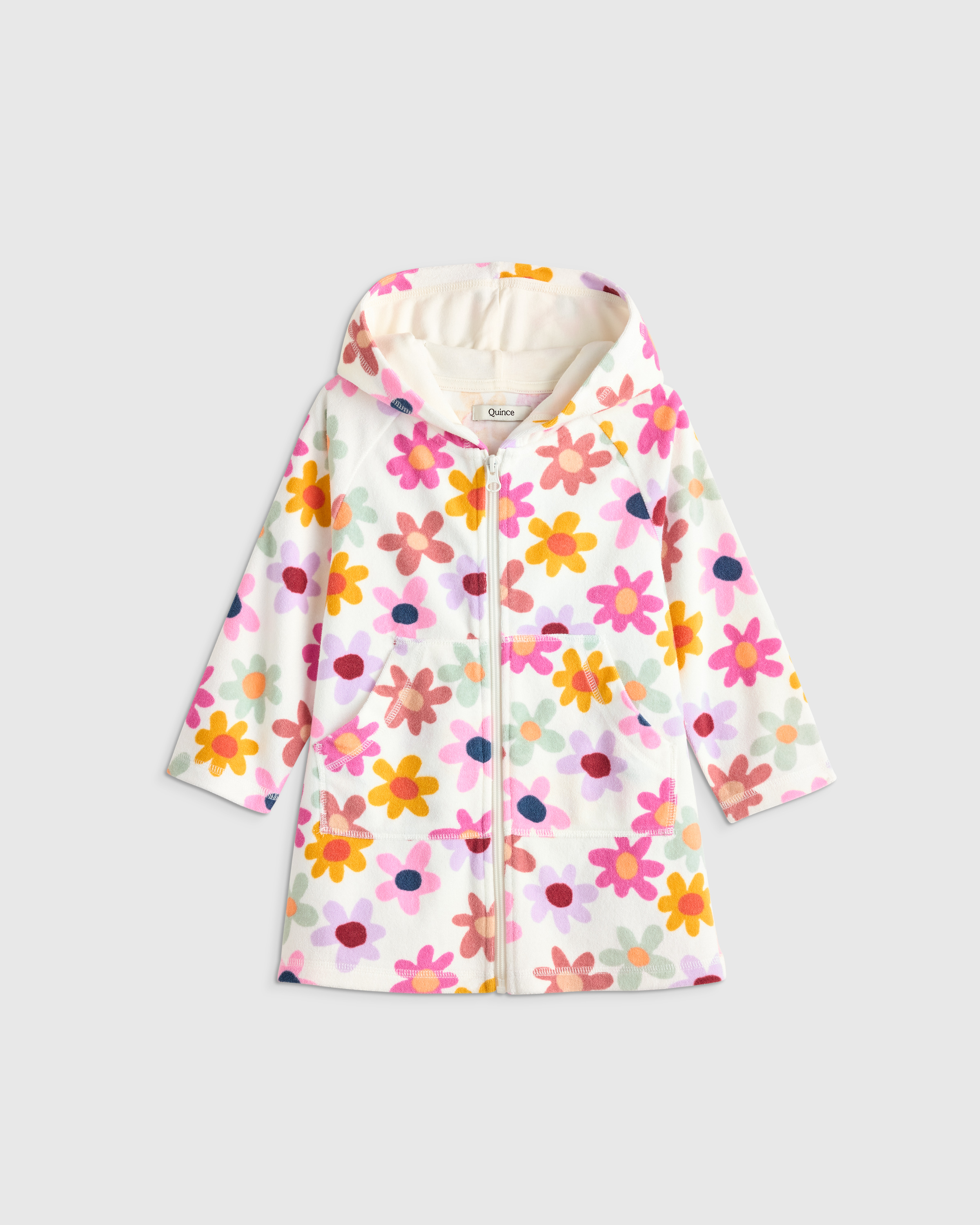 Happy Floral Loop Terry Swim Coverup