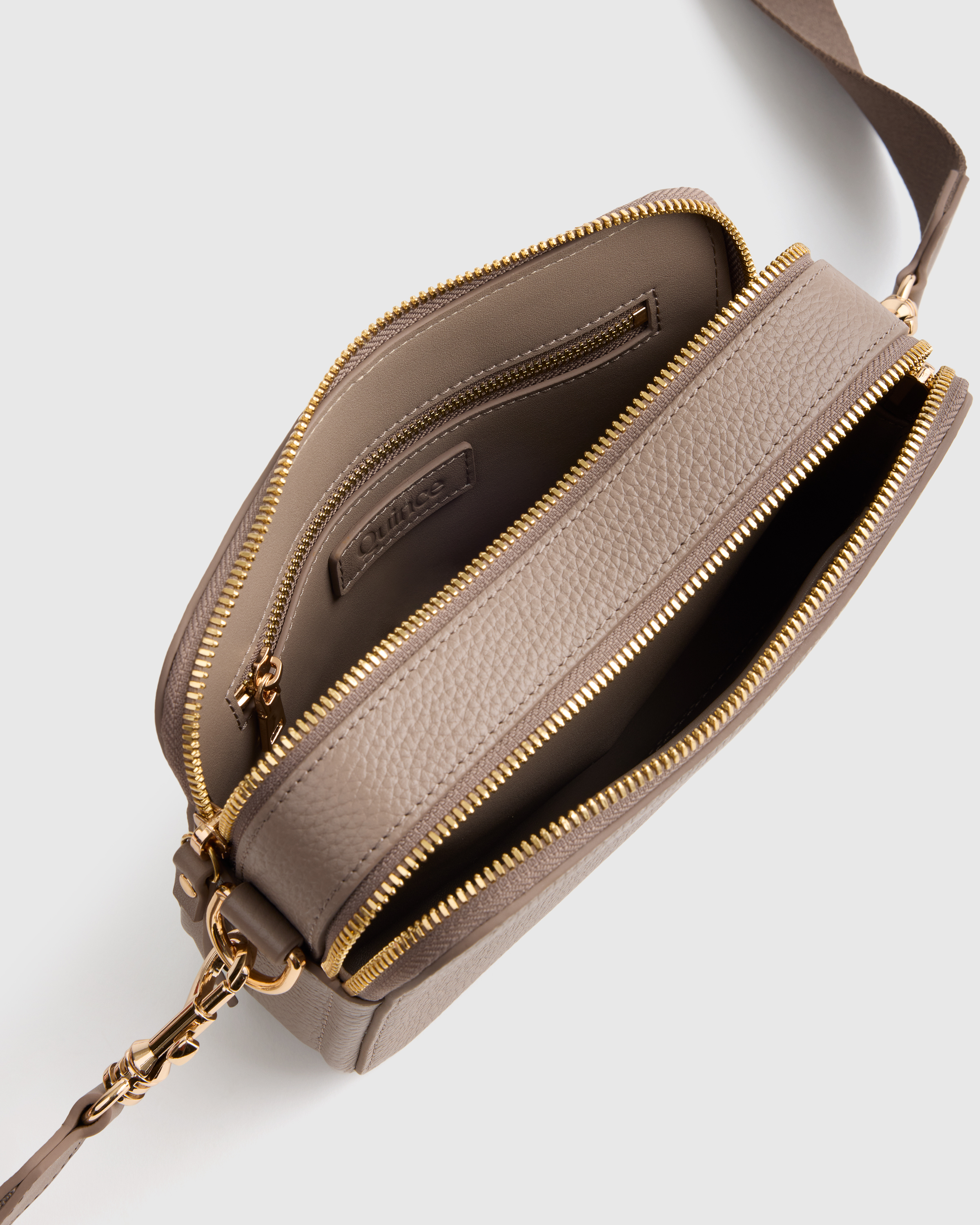Quince Italian Leather Crossbody