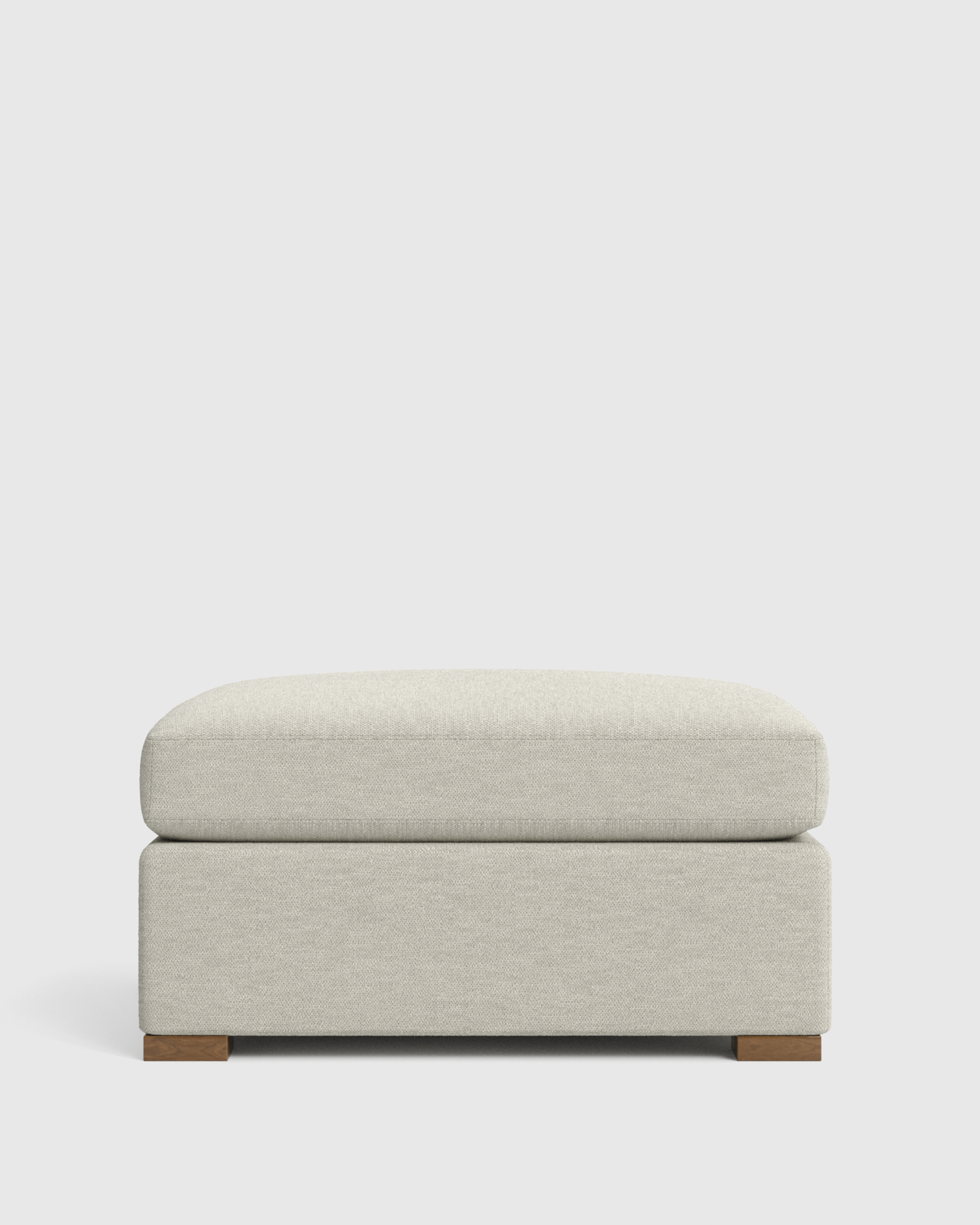 Hollis Slope Arm Ottoman in Performance Basketweave - thumbnail 4