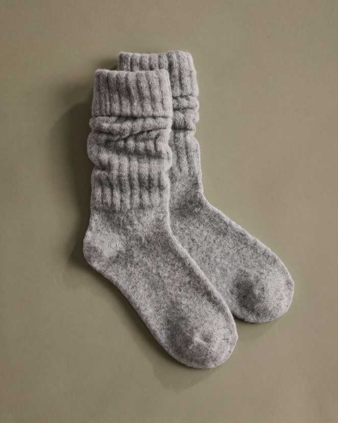 Mongolian Cashmere Slouch Sock