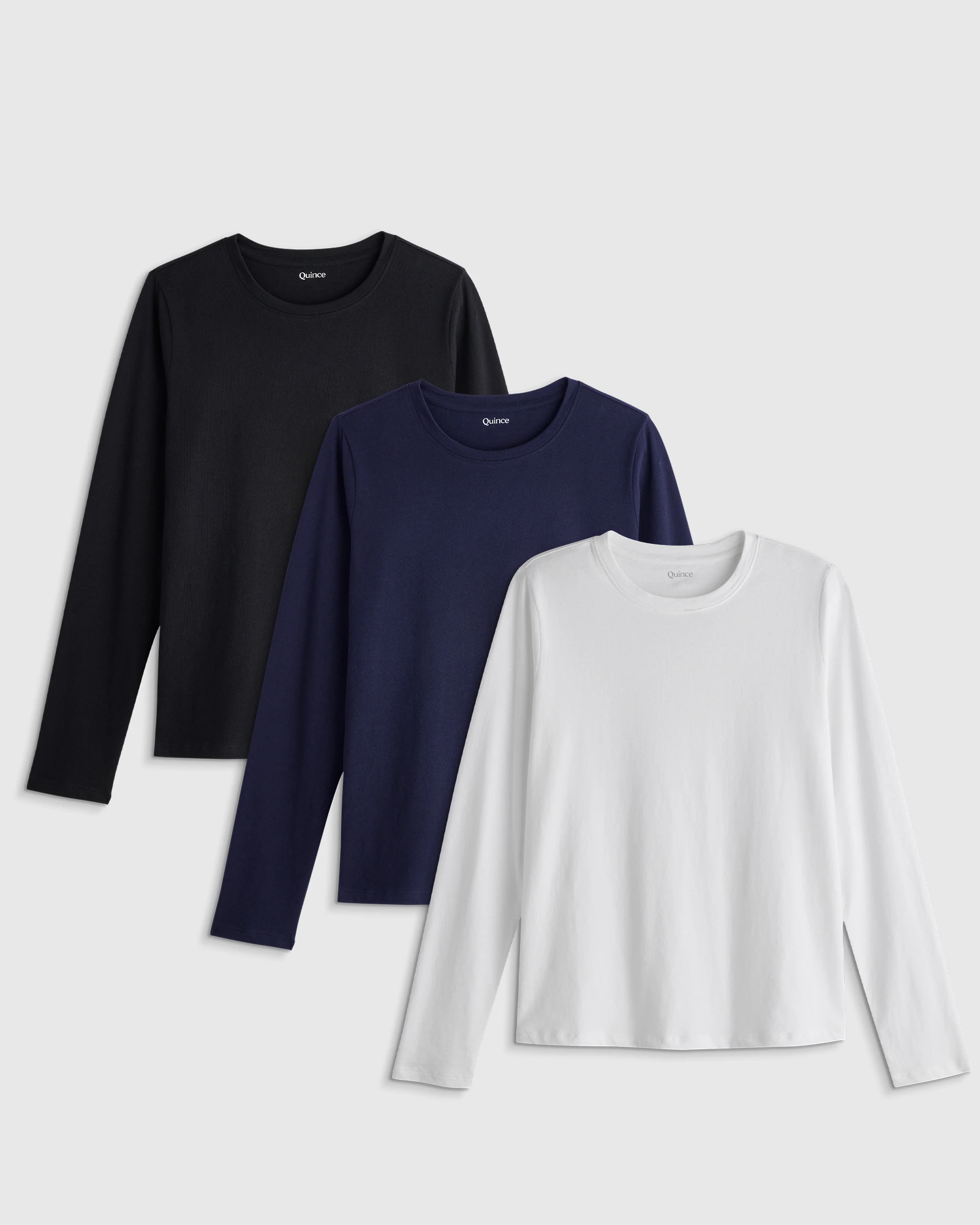 100% Organic Cotton Classic Long Sleeve Tee Bundle
