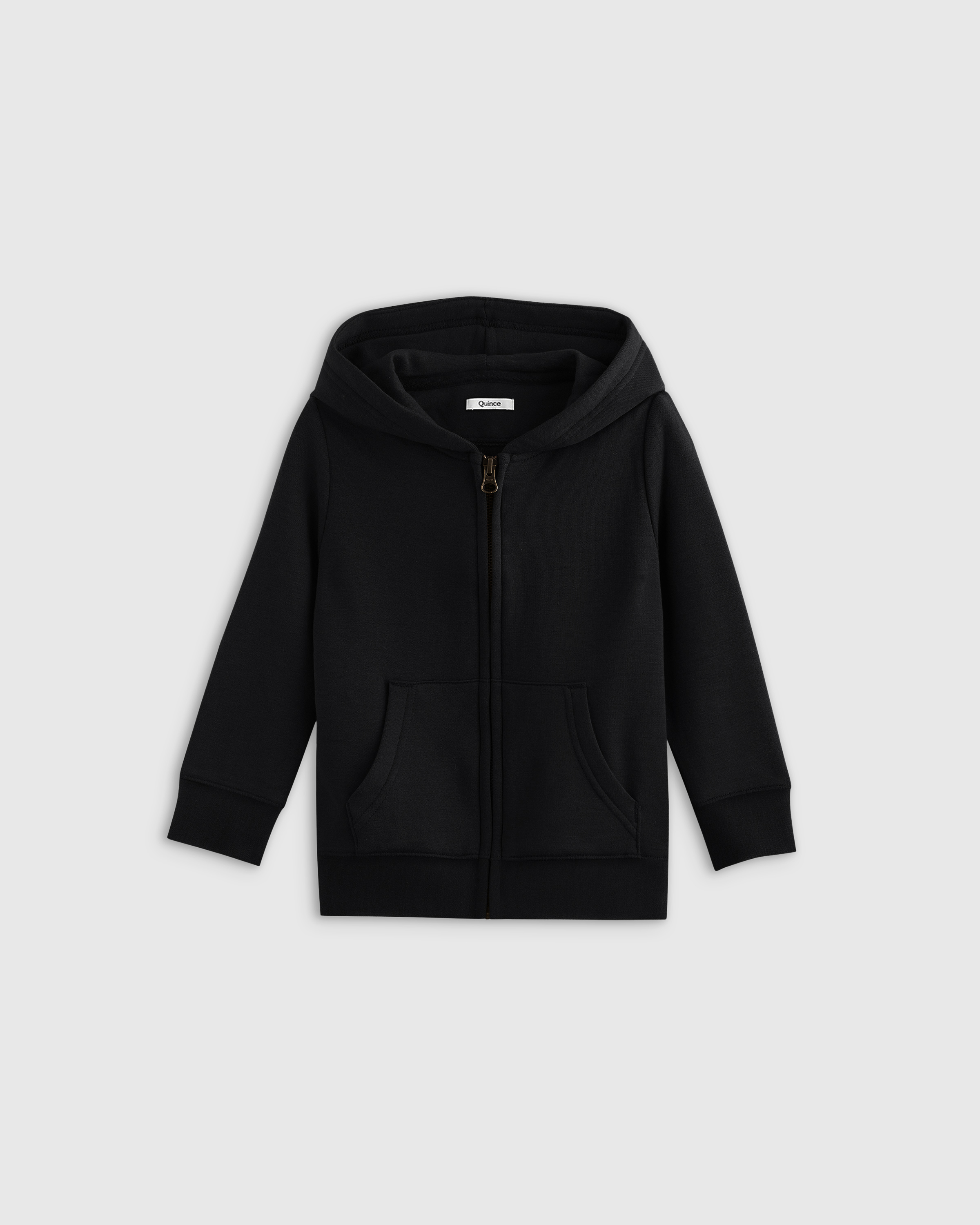 Black SuperSoft Fleece Zip Up Hoodie
