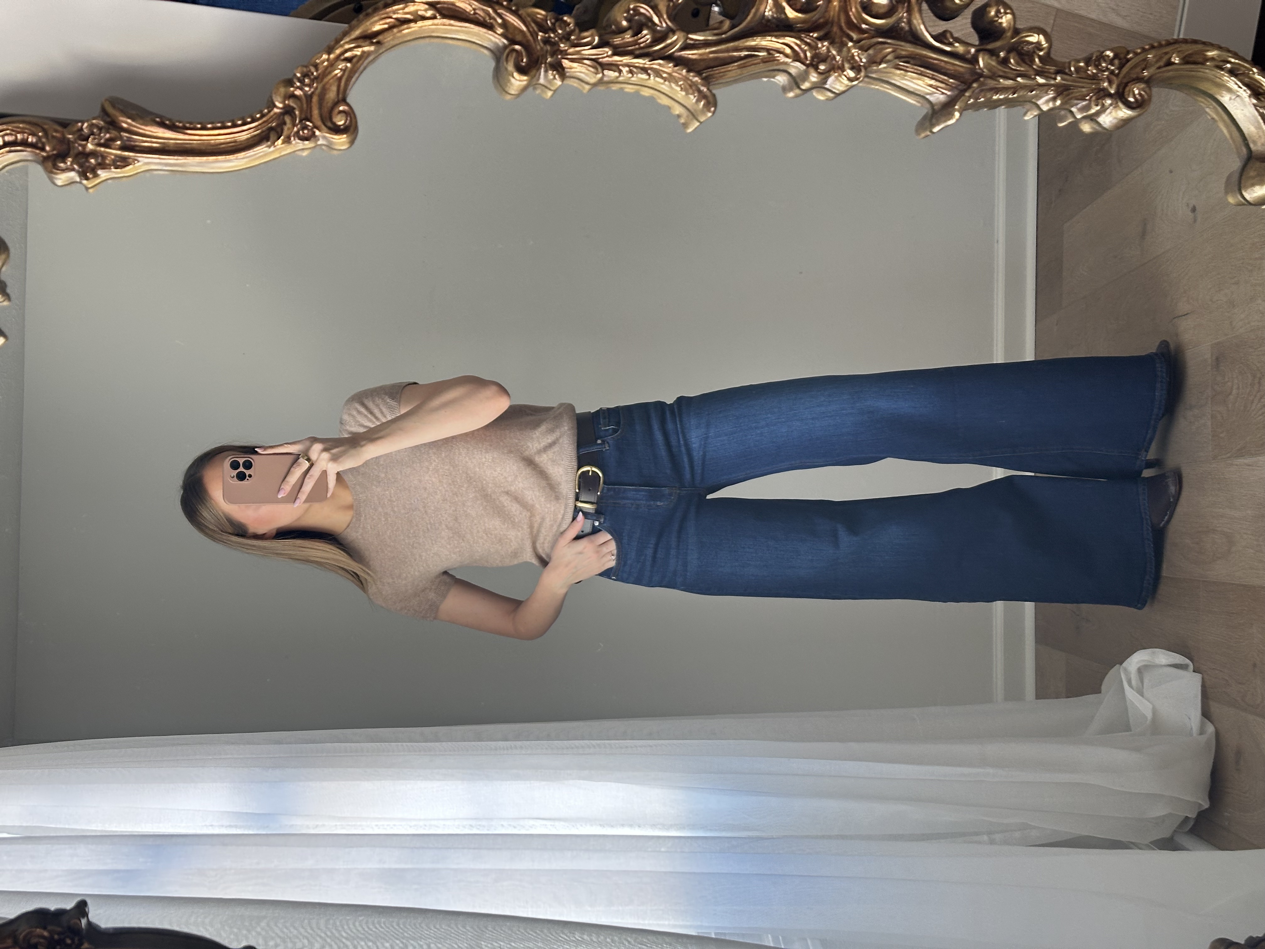 Midnight Blue Bella Stretch Palazzo Jeans