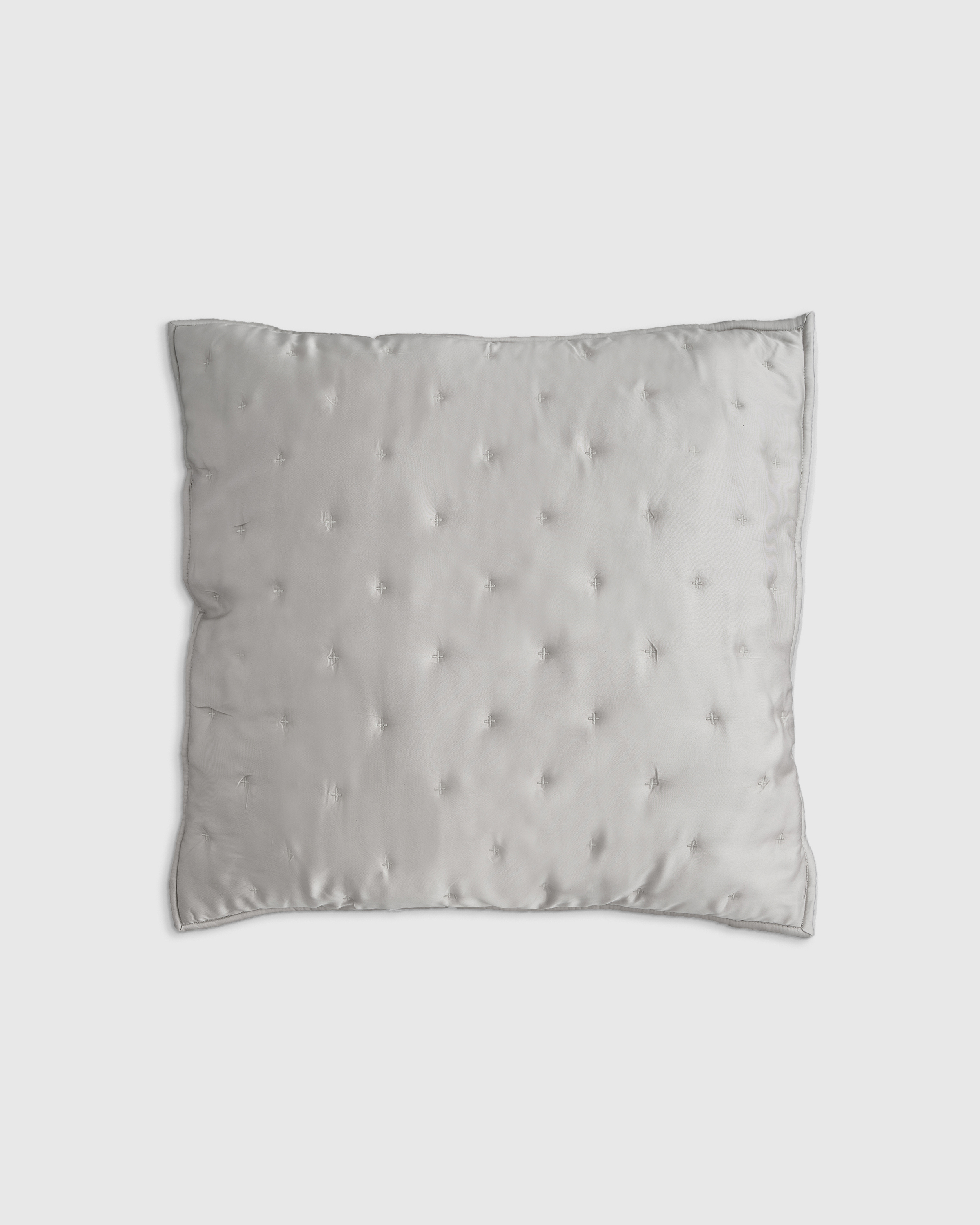 Light Grey Bamboo Dream Quilted Euro Sham