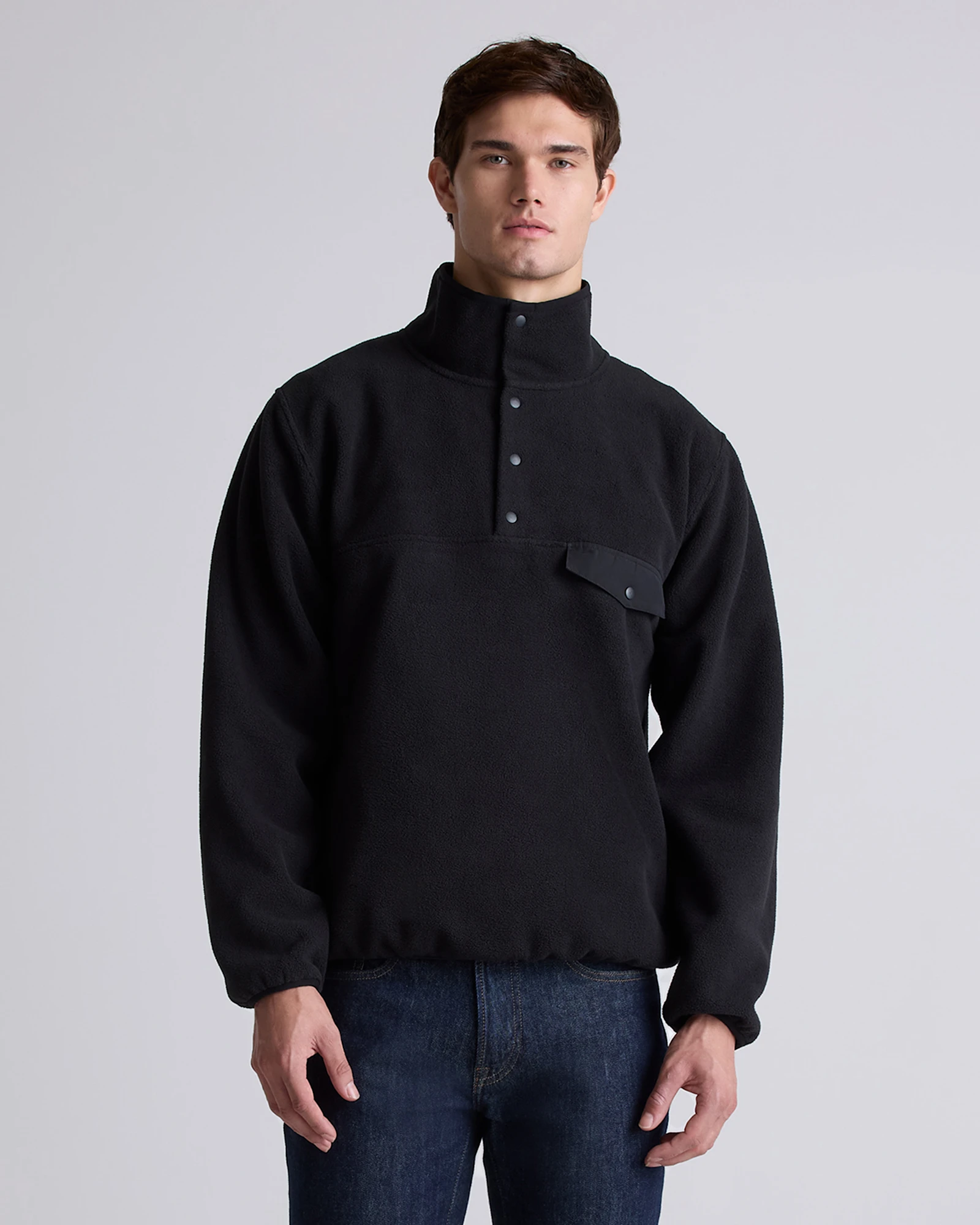 Polar Fleece Snap Pullover