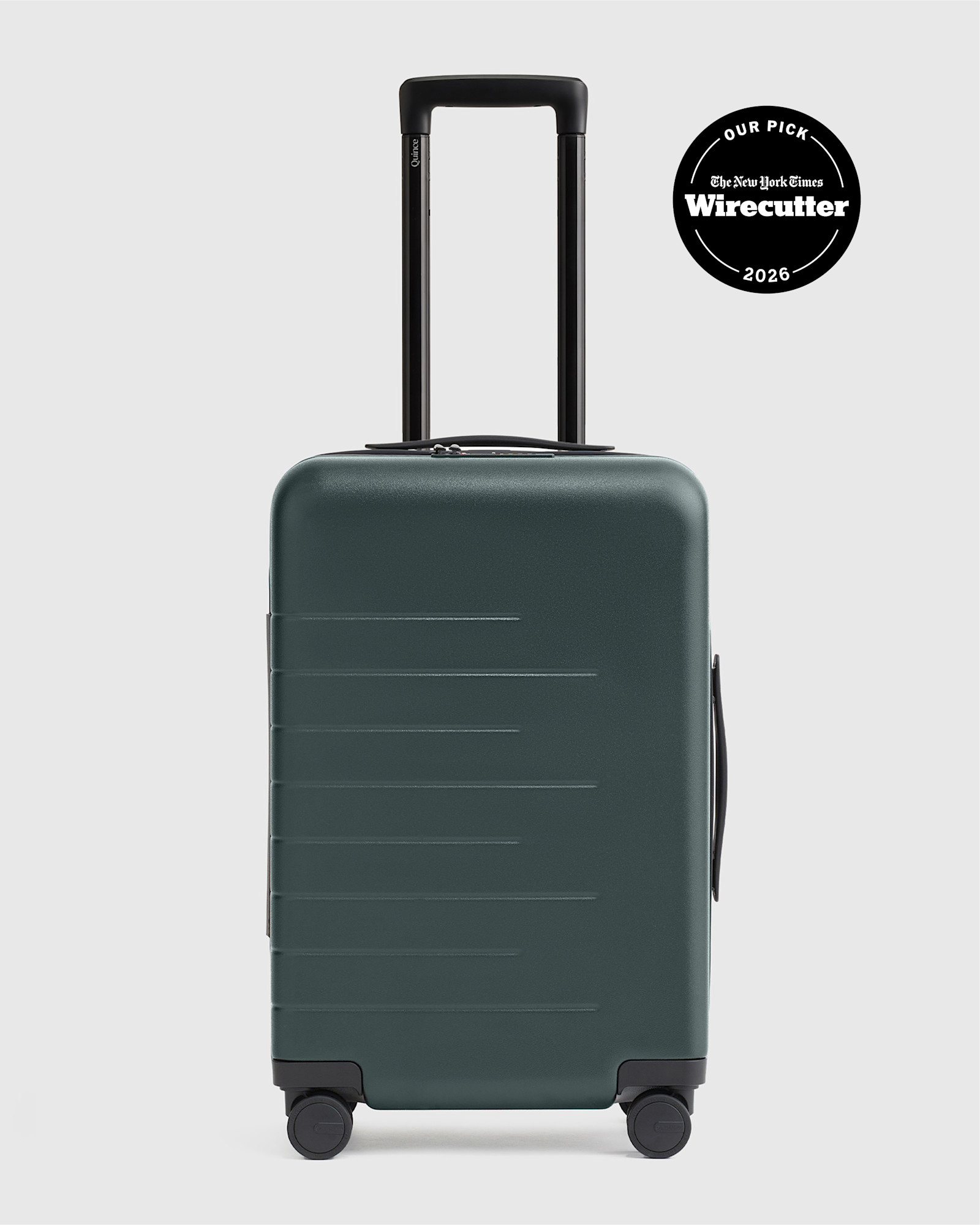 Small Carry-On Suitcase Dark green