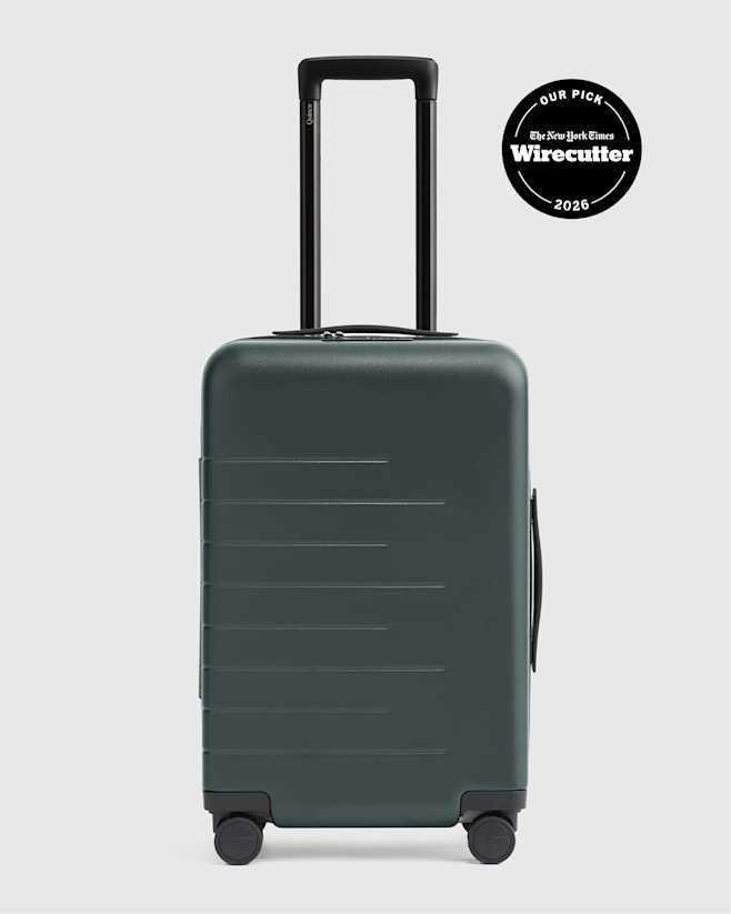 Small Carry-On Suitcase Dark green