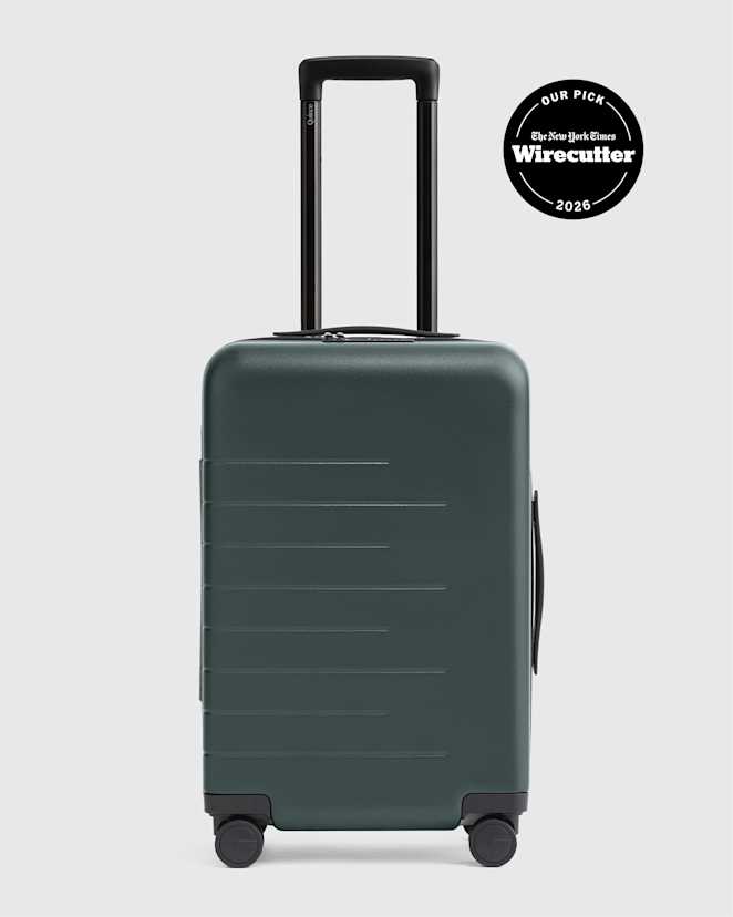Small Carry-On Suitcase Dark green